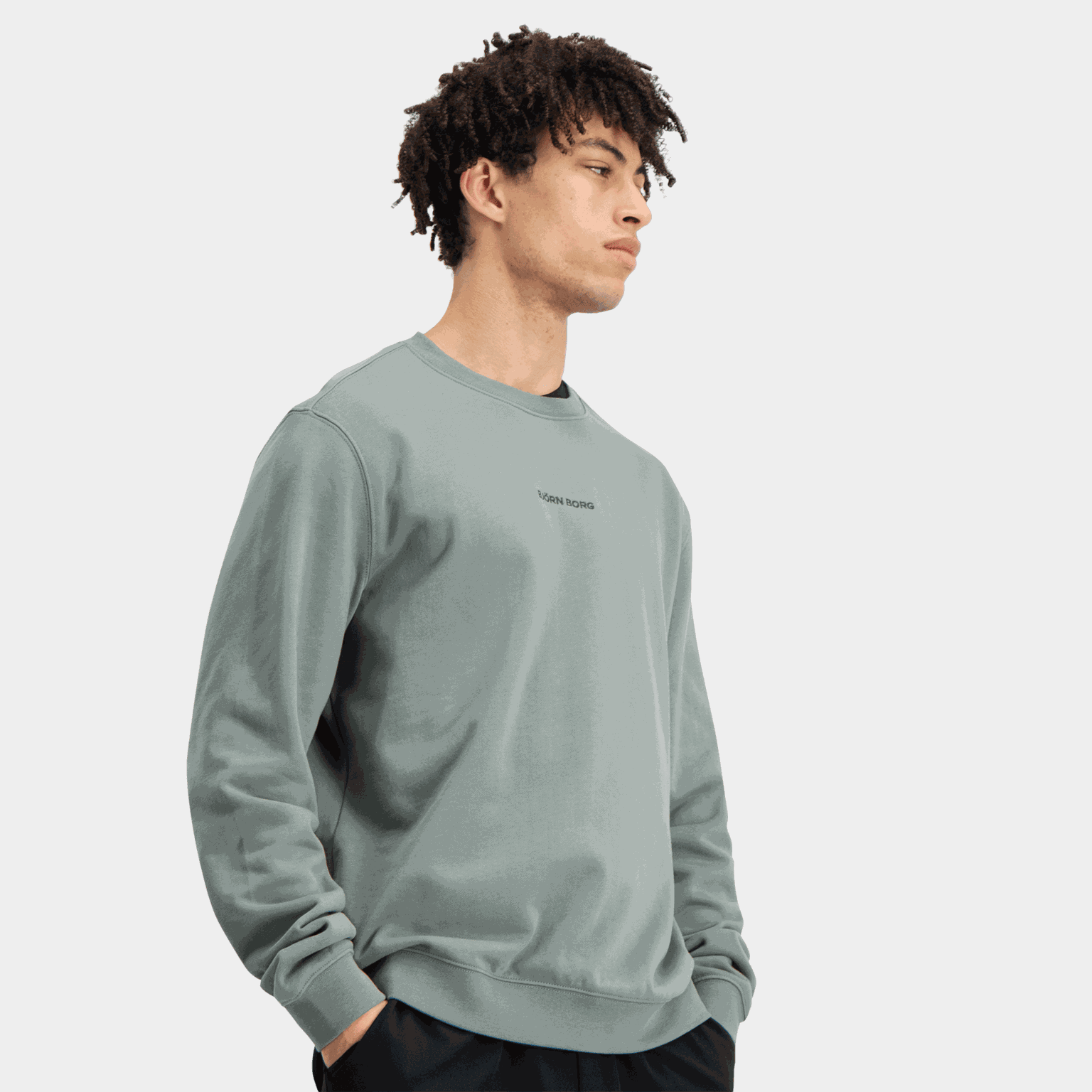  Klasyczna męska bluza z materiału sherpa