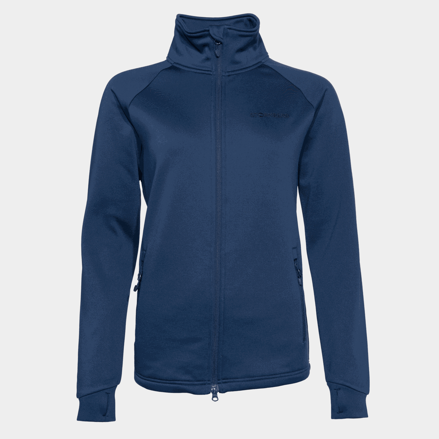 Storen W jas, fleecejack voor dames - donkerblauw