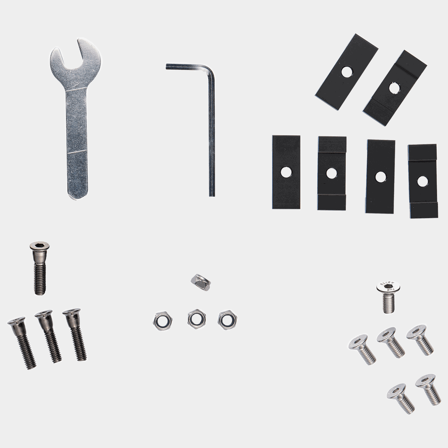 Placa de montagem BC 23/24, kit de montagem – preto