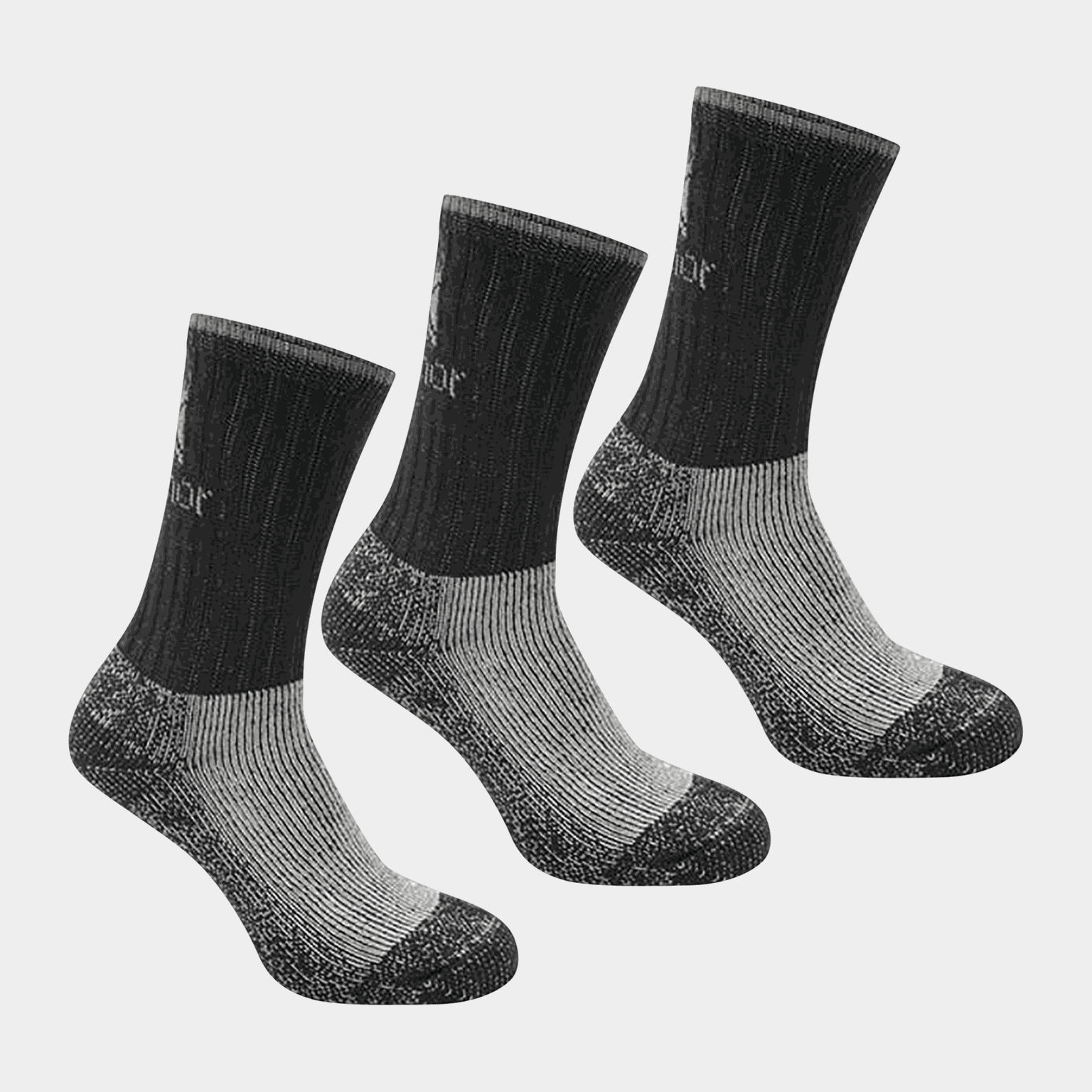  Conjunto de 3 pares de sapatos e meias de cor sólida, tamanho infantil - preto