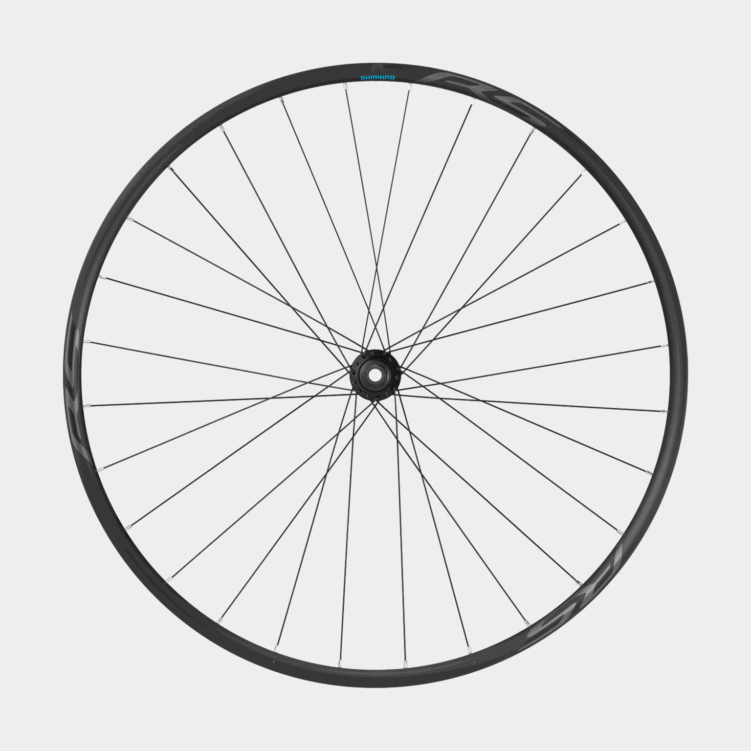  WH-RS171 Voorwiel, Centerlock-bevestiging, 12x100, spaakband, fietsvelg – Zwart