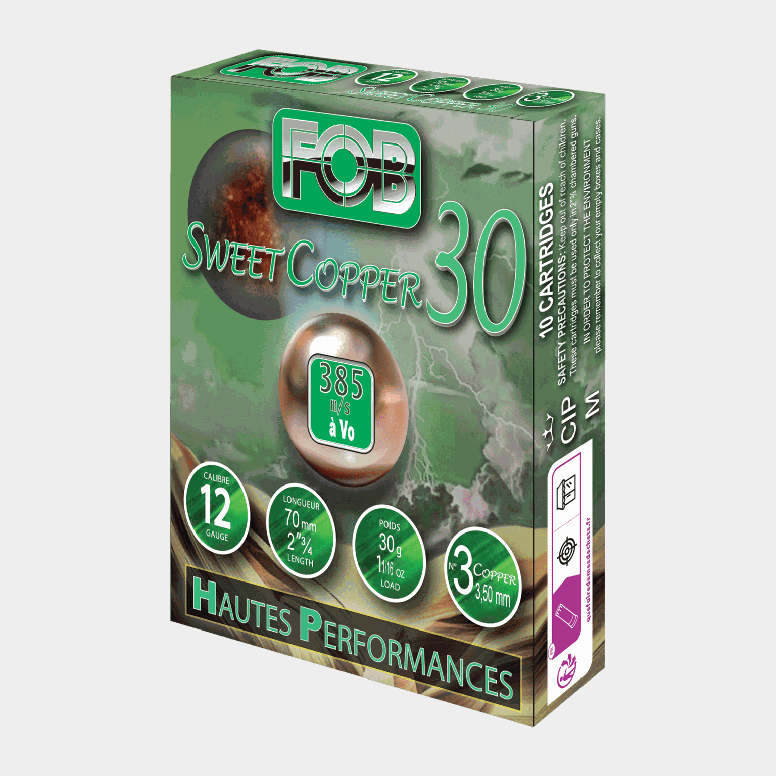  Amunicja karabinowa Sweet Copper 12-70-3 HP 30 g (opakowanie 10 sztuk)