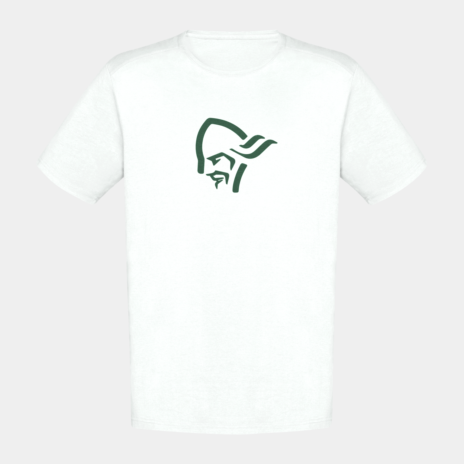 Camiseta Viking de algodão /29, masculina - branca