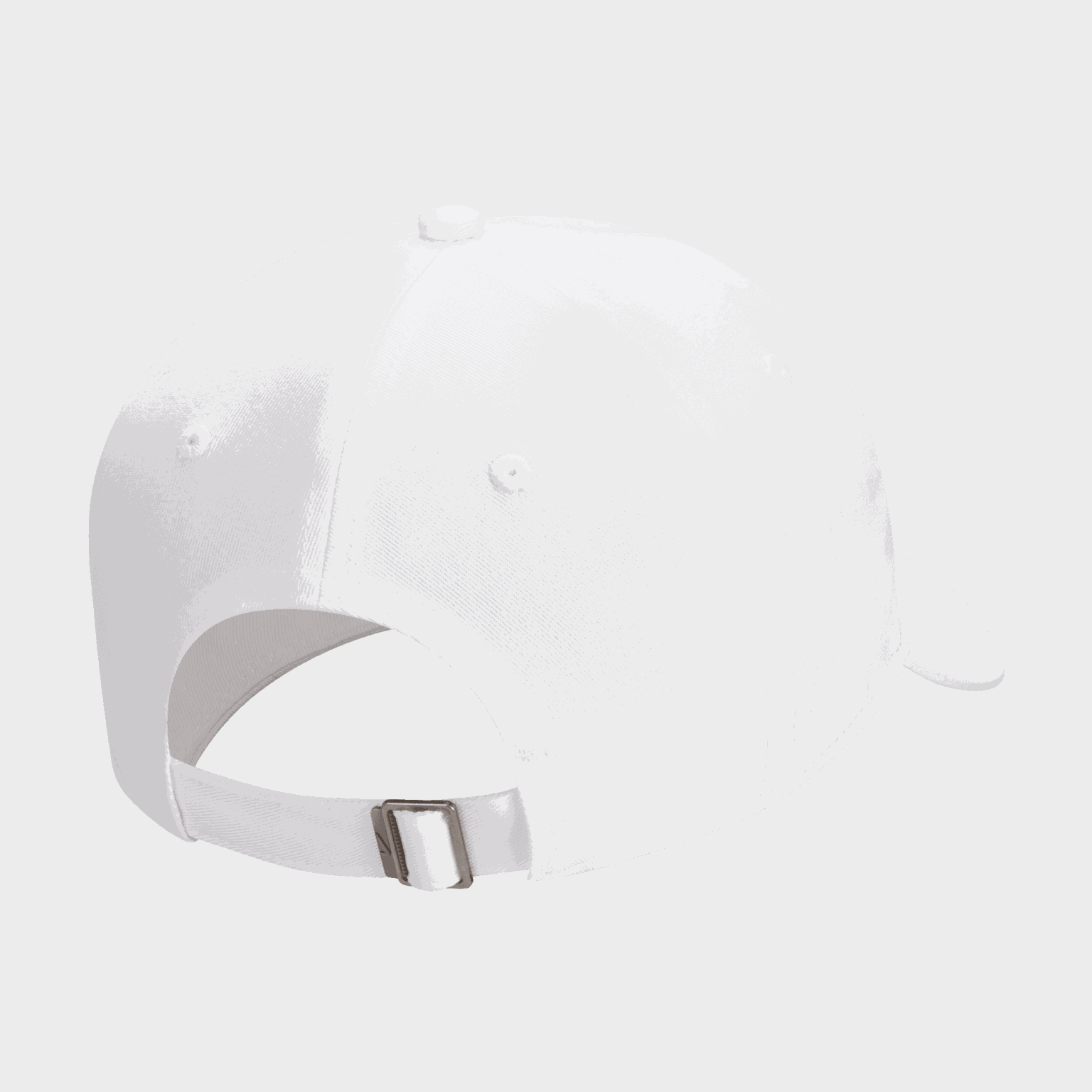 Boné unissex Futura Wash Club, sem estrutura – branco
