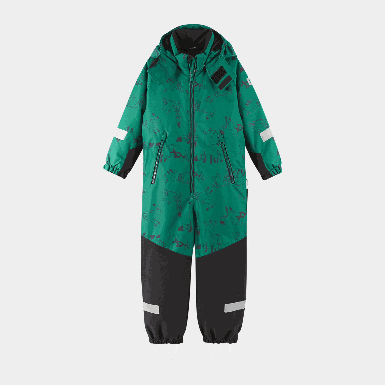  Winterpak voor kinderen met sneeuwstormprint.