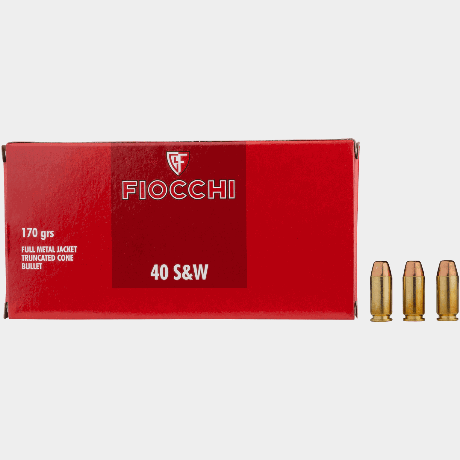 Pistolmunition .40S&W FMJTC 170 Grain -