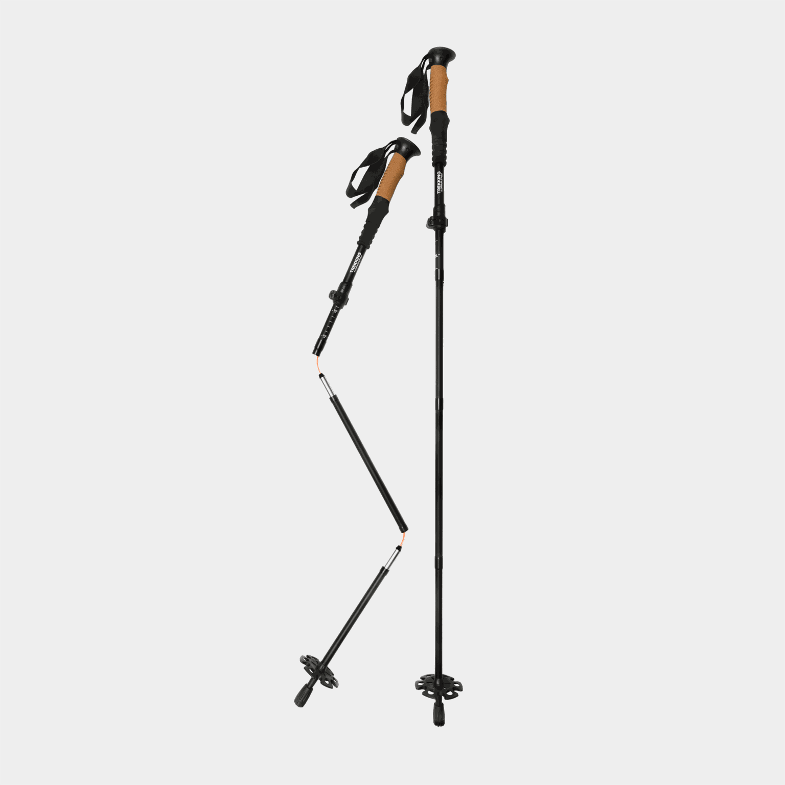 Trekking Poles Aluminum Z-fold, gåstaver -