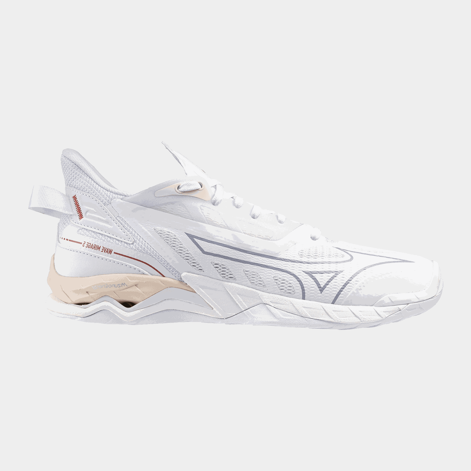  Wave Mirage 5, chaussures de handball pour femmes – blanches