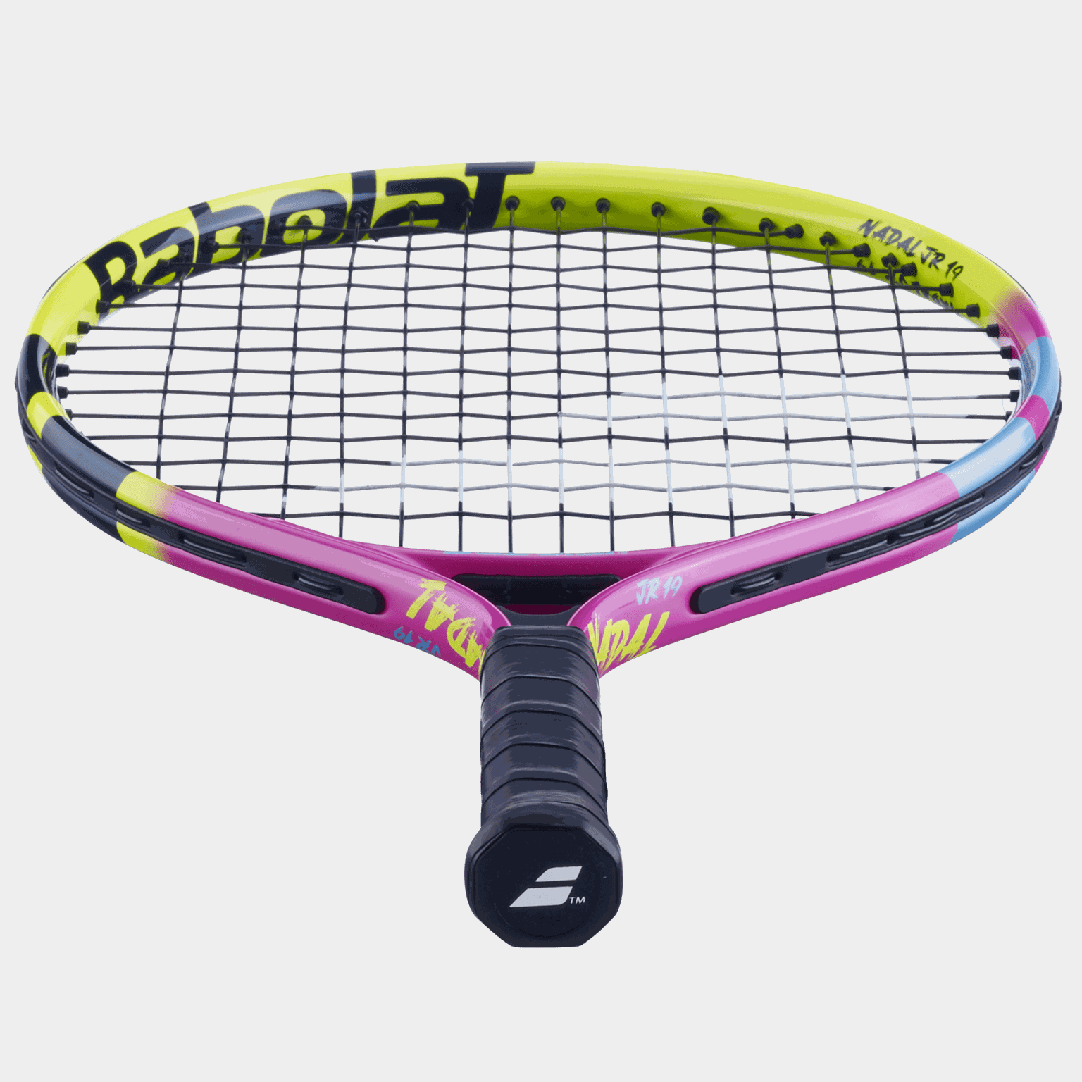 Raqueta de tenis Nadal 19, tamaño infantil - Amarilla