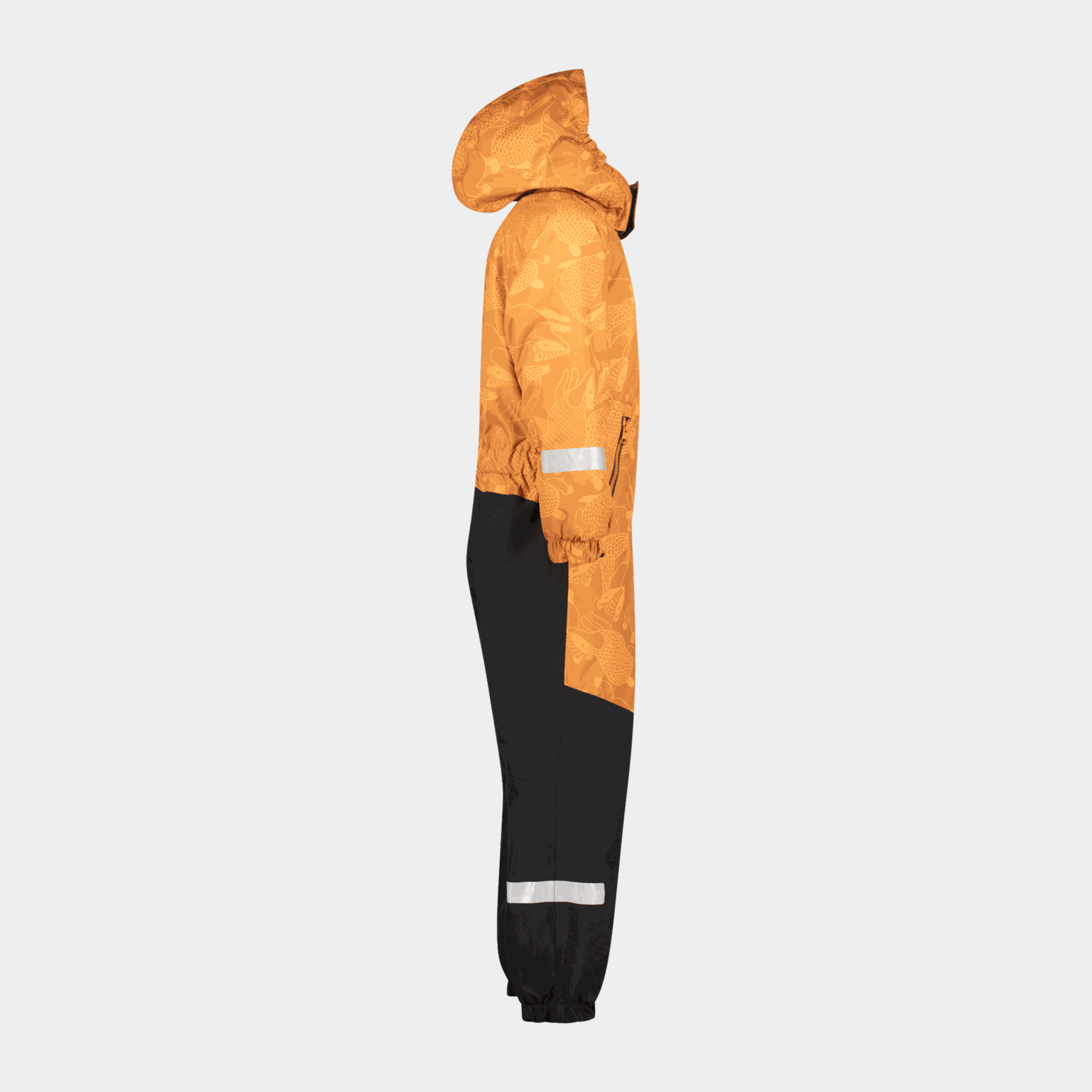  Winteroveralls voor kinderen met sneeuwstormprint - Bruin