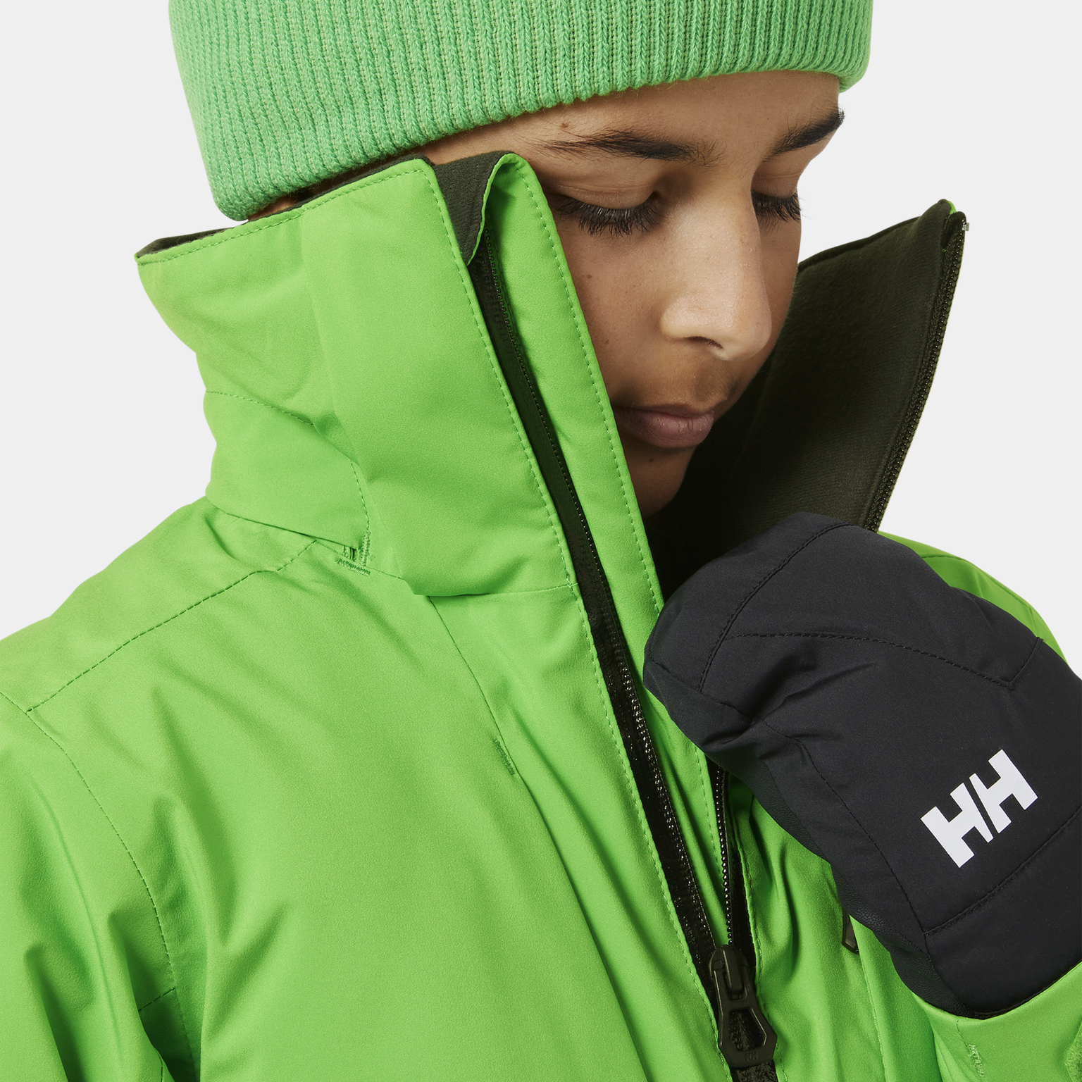 Veste Alpha 3.0, veste alpine junior – Verte
