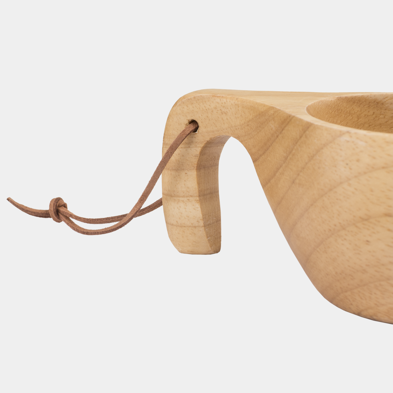 Houten mok, houten mok voor volwassenen - Bruin