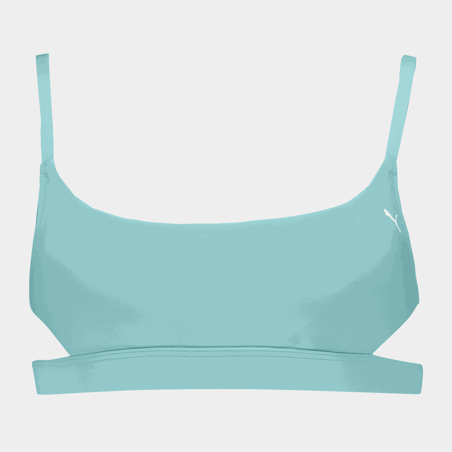Swim Women Peekaboo Top 1P, bikinioverdel, dame - Turkis