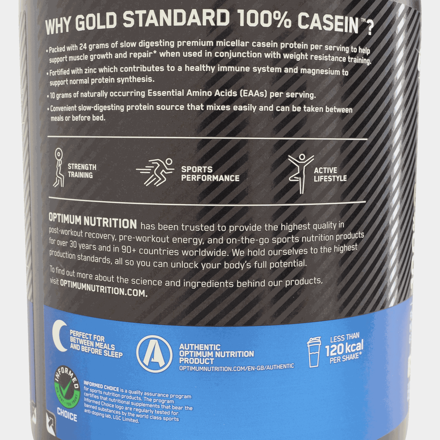 100% Gold Standard Casein Creamy Vanilla, proteinpulver -