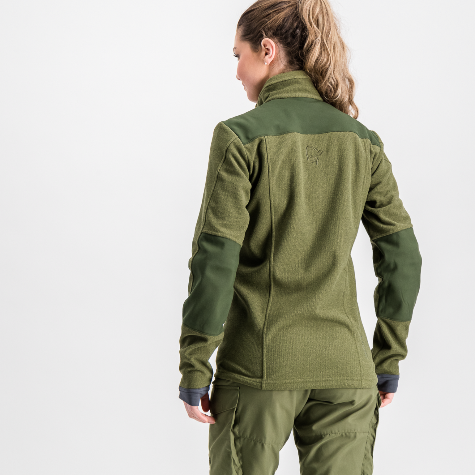  Jaqueta Finnskogen Warm1, jaqueta de lã, unissex - verde