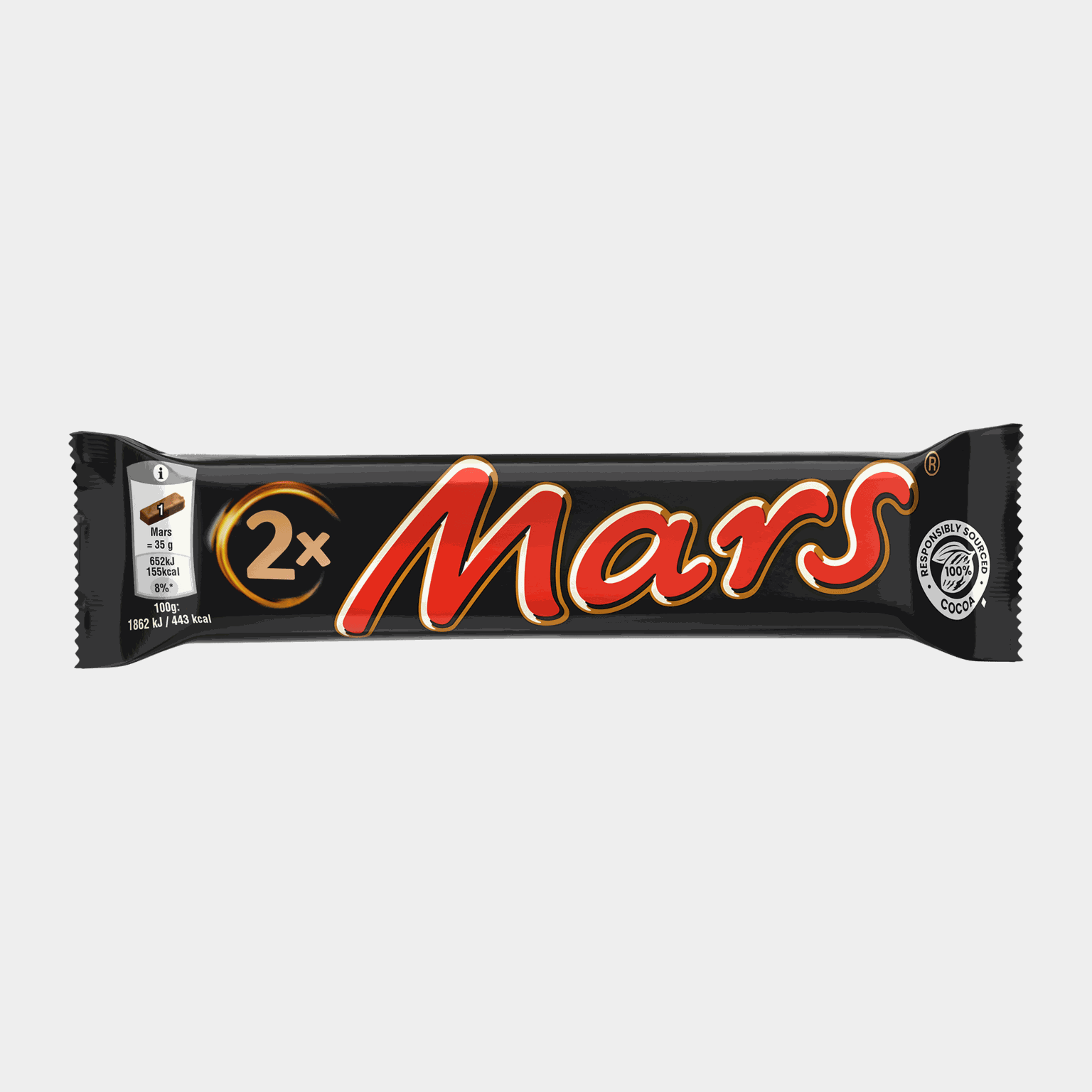 Mars 2 pk 70g, sjokoladebar -