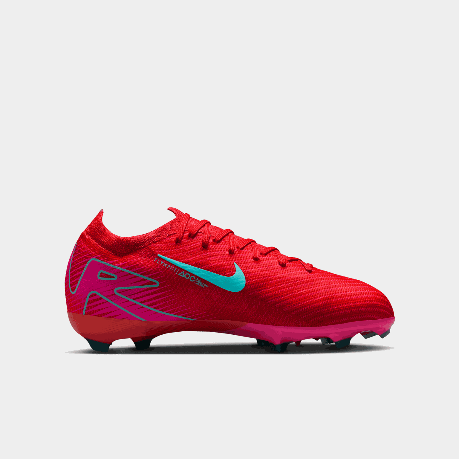 Mercurial Vapor 16 Pro FG Q1 25, fotballsko gress, junior - Rød