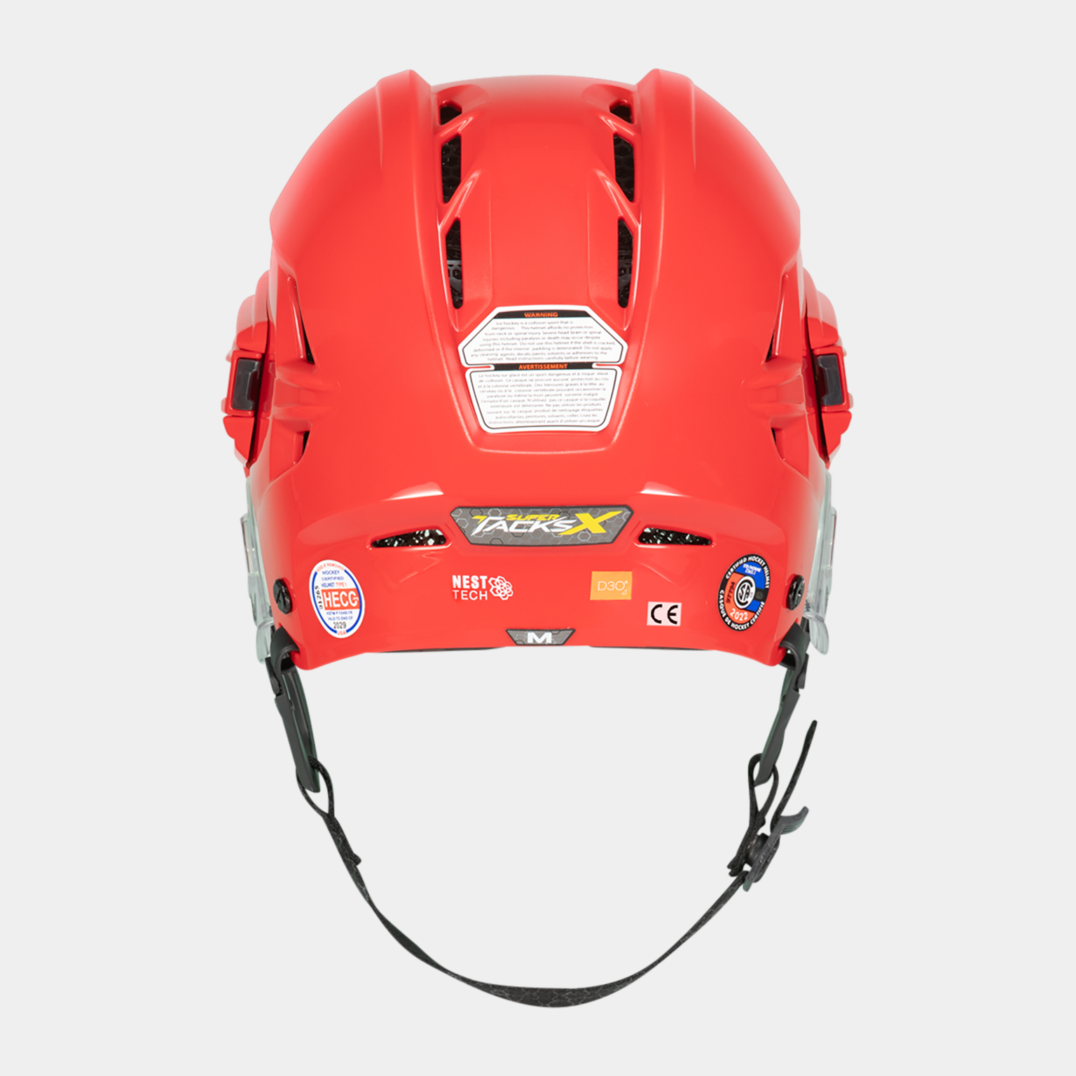  HT Super Tacks X 23/24 Hockeyhelm voor volwassenen – Rood