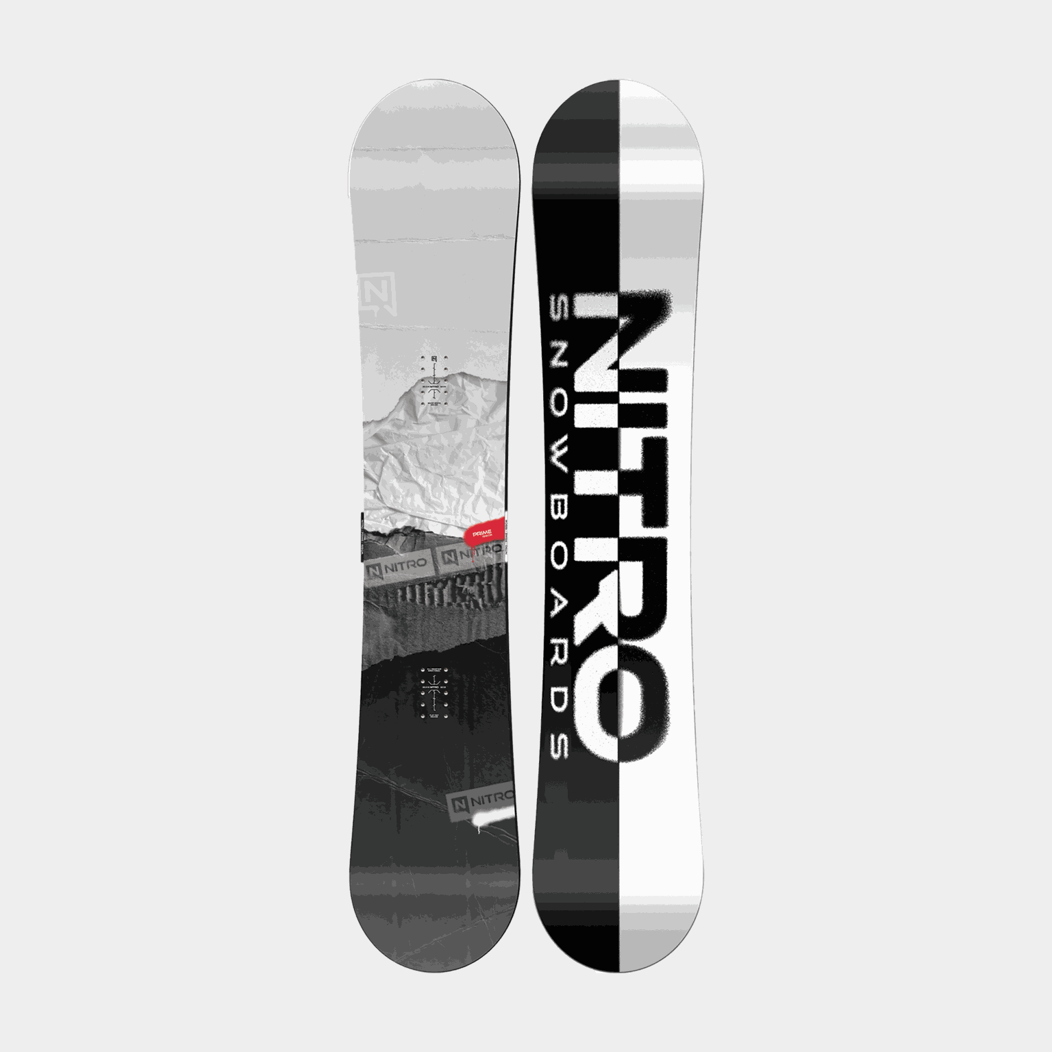 Snowboard Prime Raw 24/25, snowboard, herre - Flerfarget