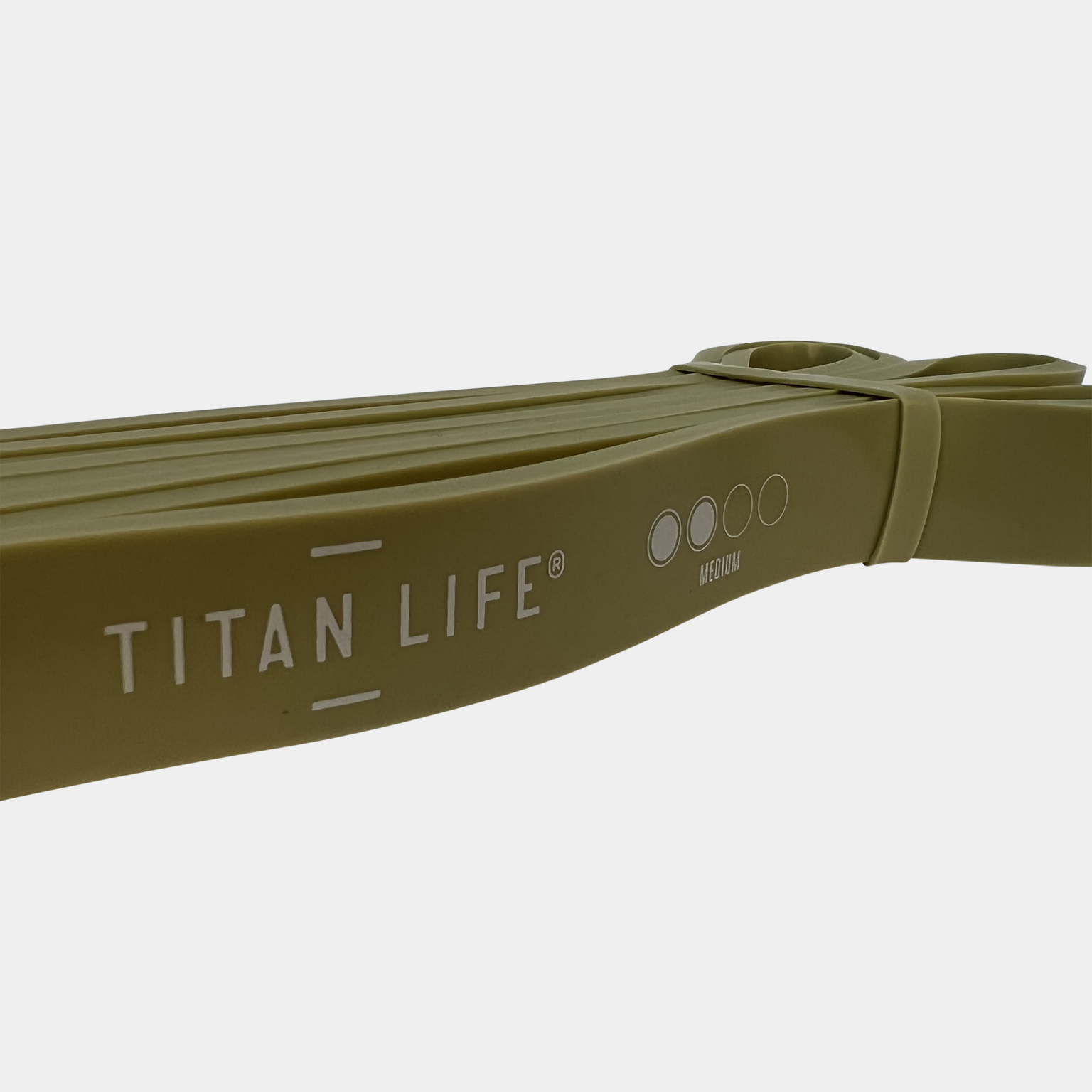 Titan Life - Resistance Band Medium, treningsstrikk middels - Grønn
