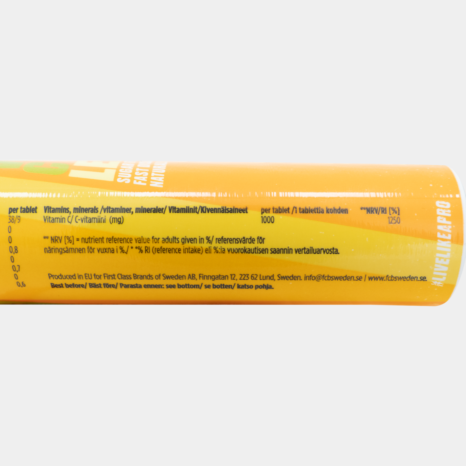 VitaminPro Vitamine C, Natriumbicarbonaat Tabletten, Vitamine C