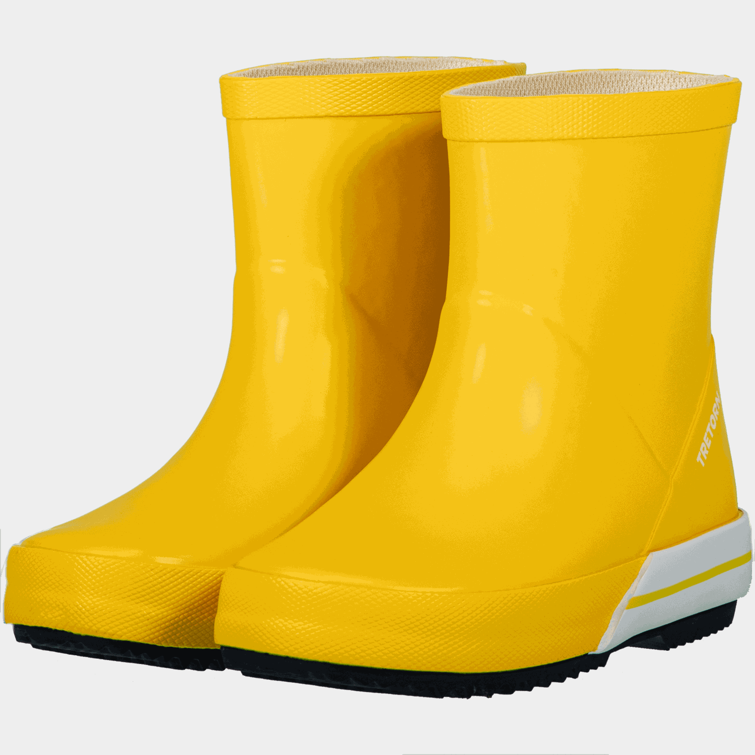  Lage rubberen kindersneakers - geel