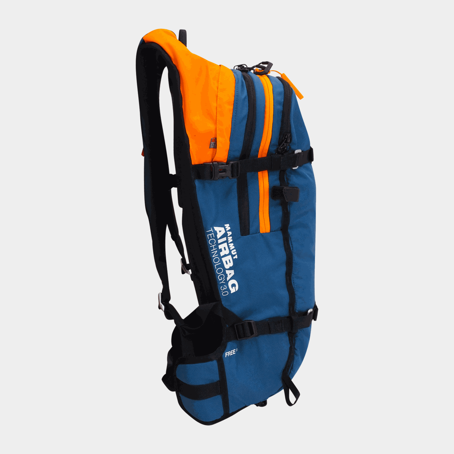 Mochila inflável com airbag removível 3.0 (61/63,5 cm), unissex, azul