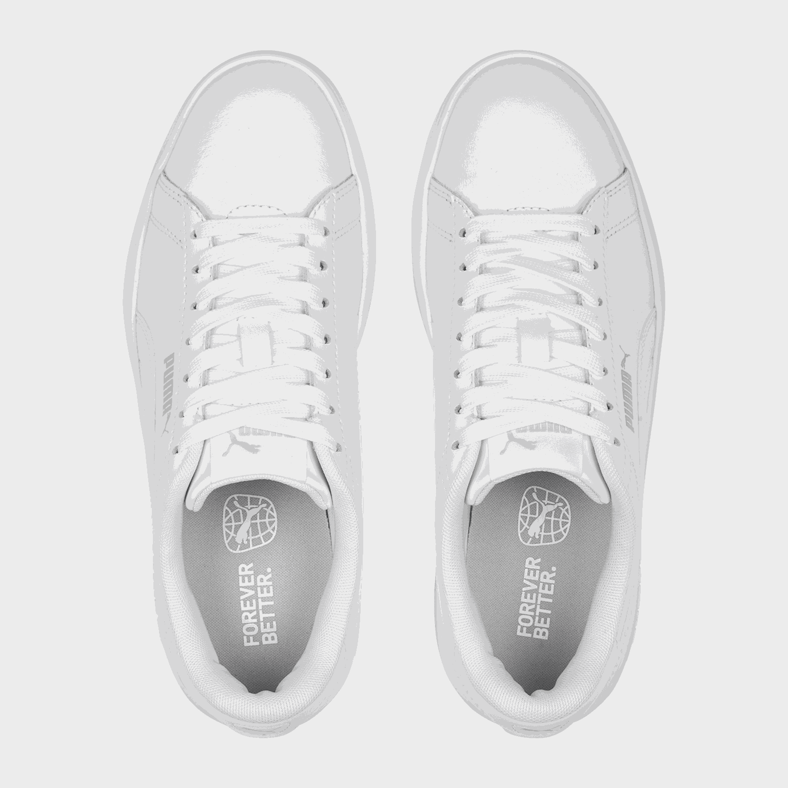 Puma Smash 3.0 L Junior Sneakers - Białe