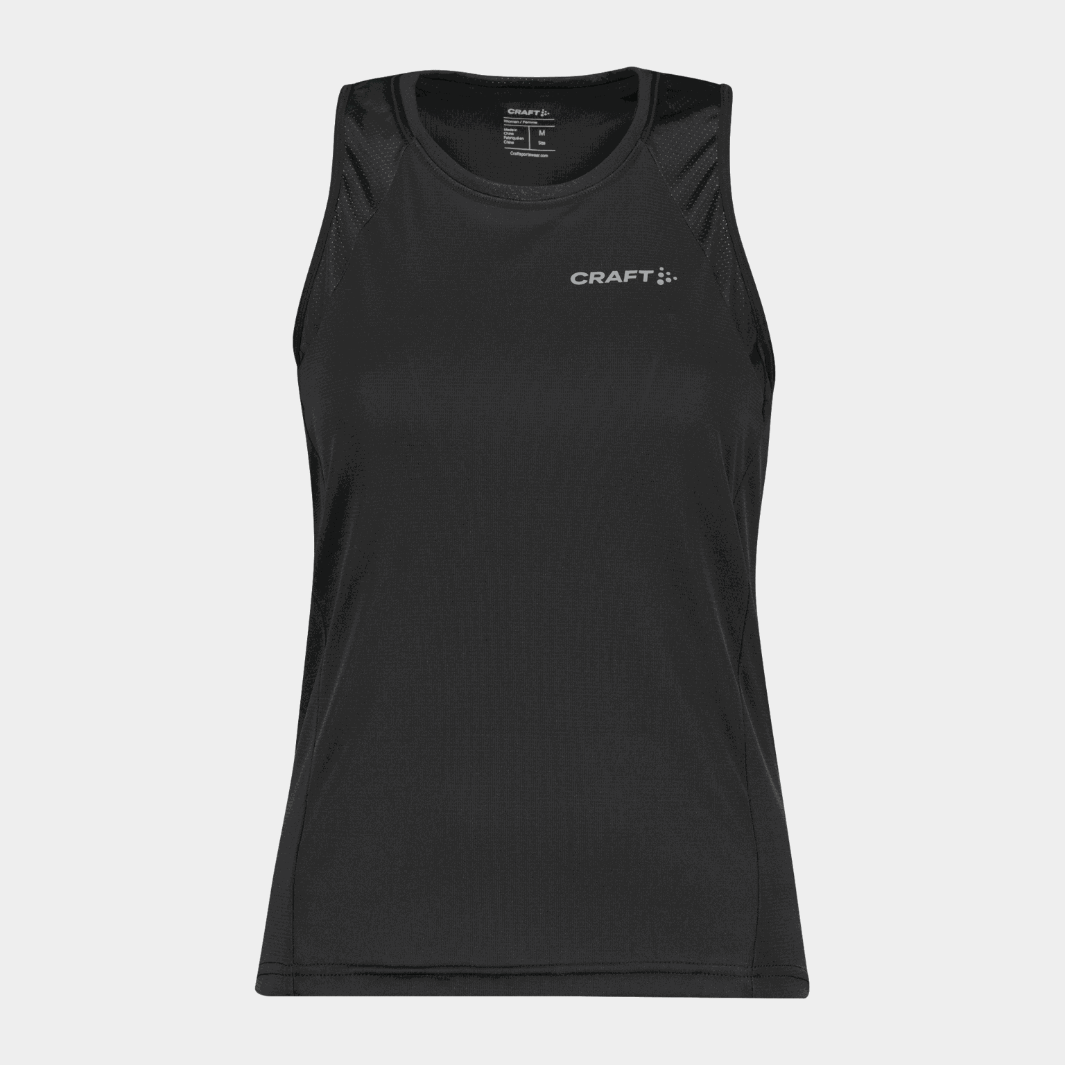 Koszulka kolarska damska Core Endur Singlet, rozmiar W 25 – czarna