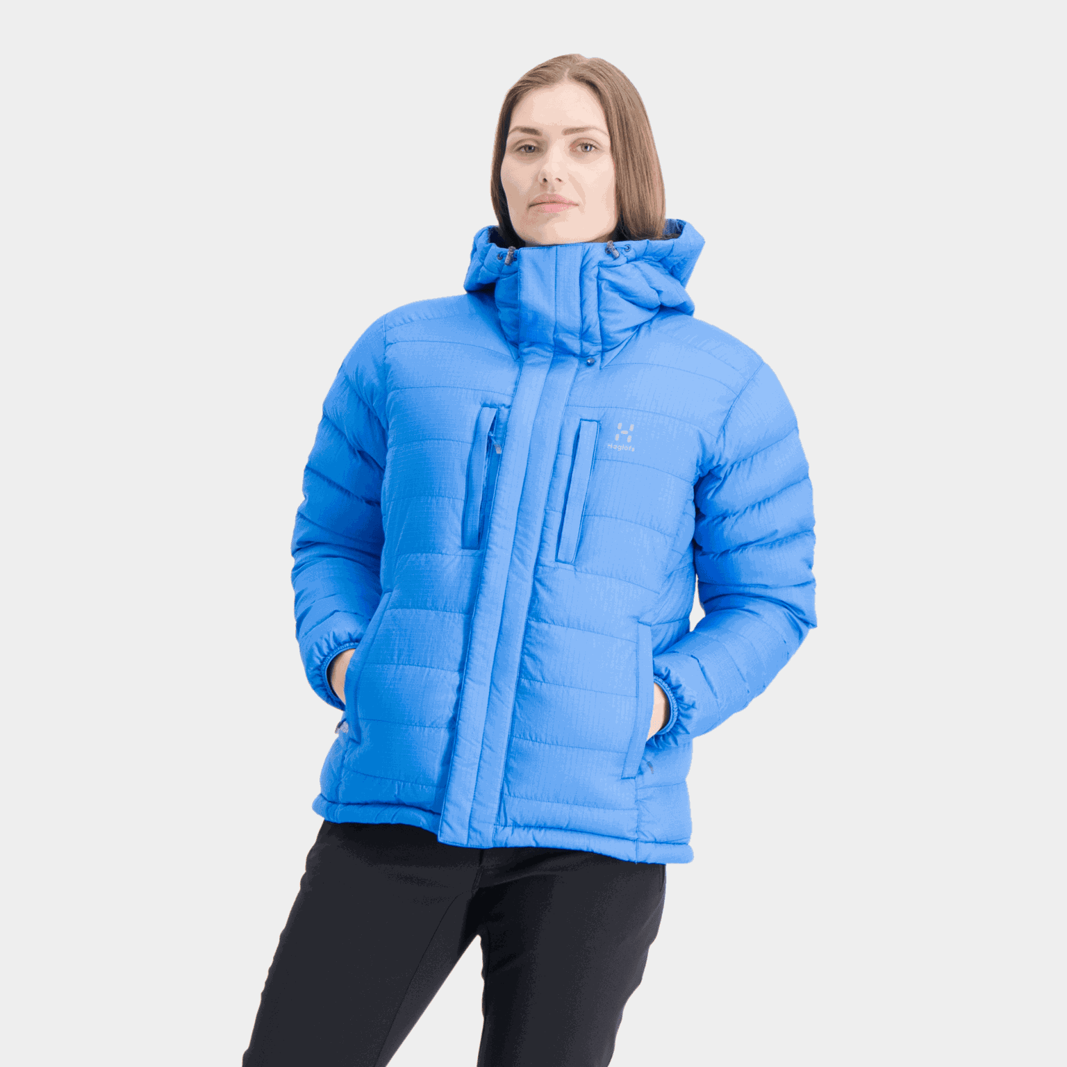 Reliable Down Hood, dunjakke dame - Blå