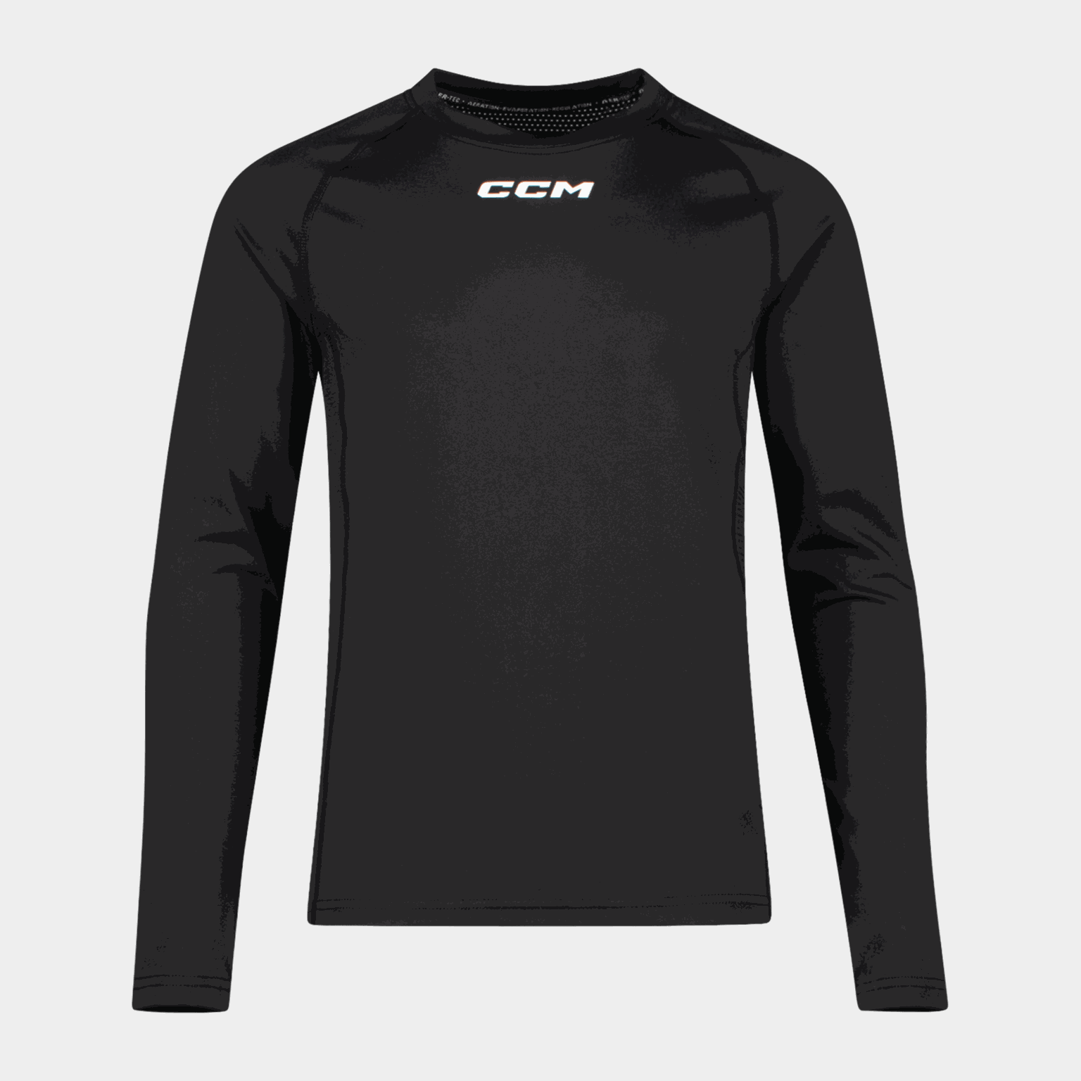 Compression Long Sleeve Top 24/25, treningstrøye, junior - Svart