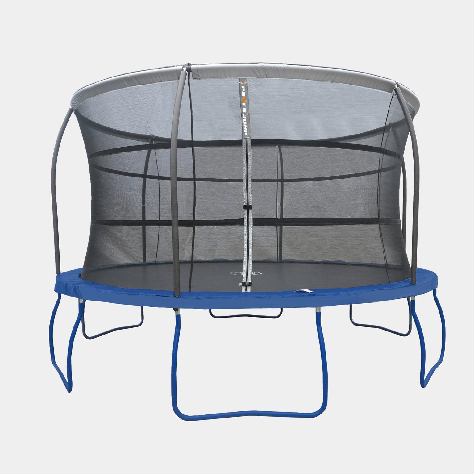  Trampolino da 426 cm, completo di rete di sicurezza – Blu