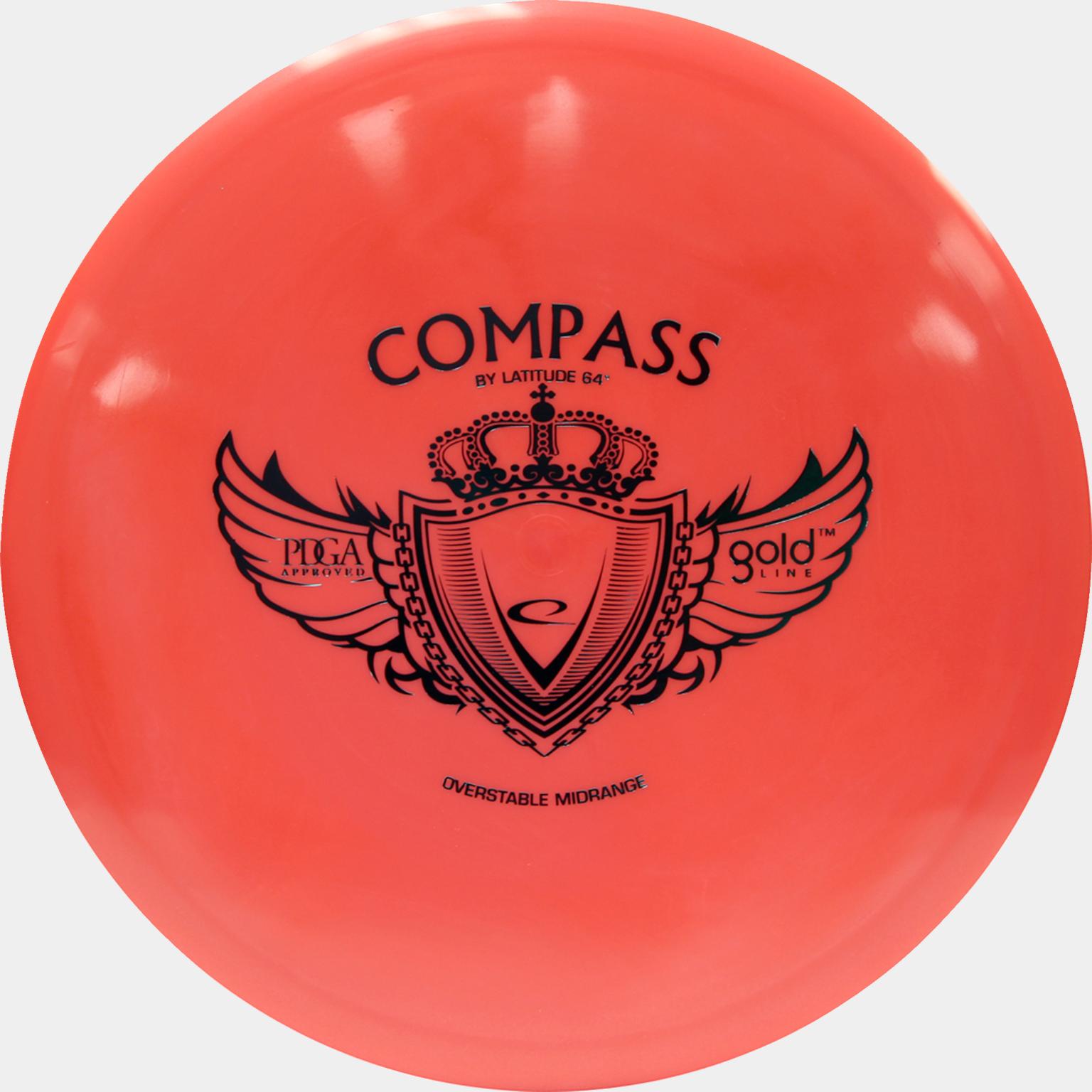  Boussole de moyenne distance dorée 178-180G, Disc Golf -