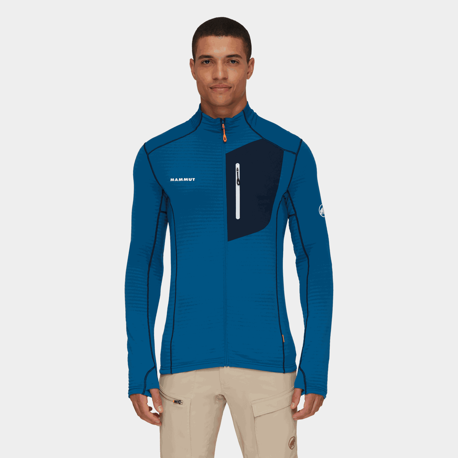 Jaqueta masculina de camada intermediária Taiss Light ML, azul