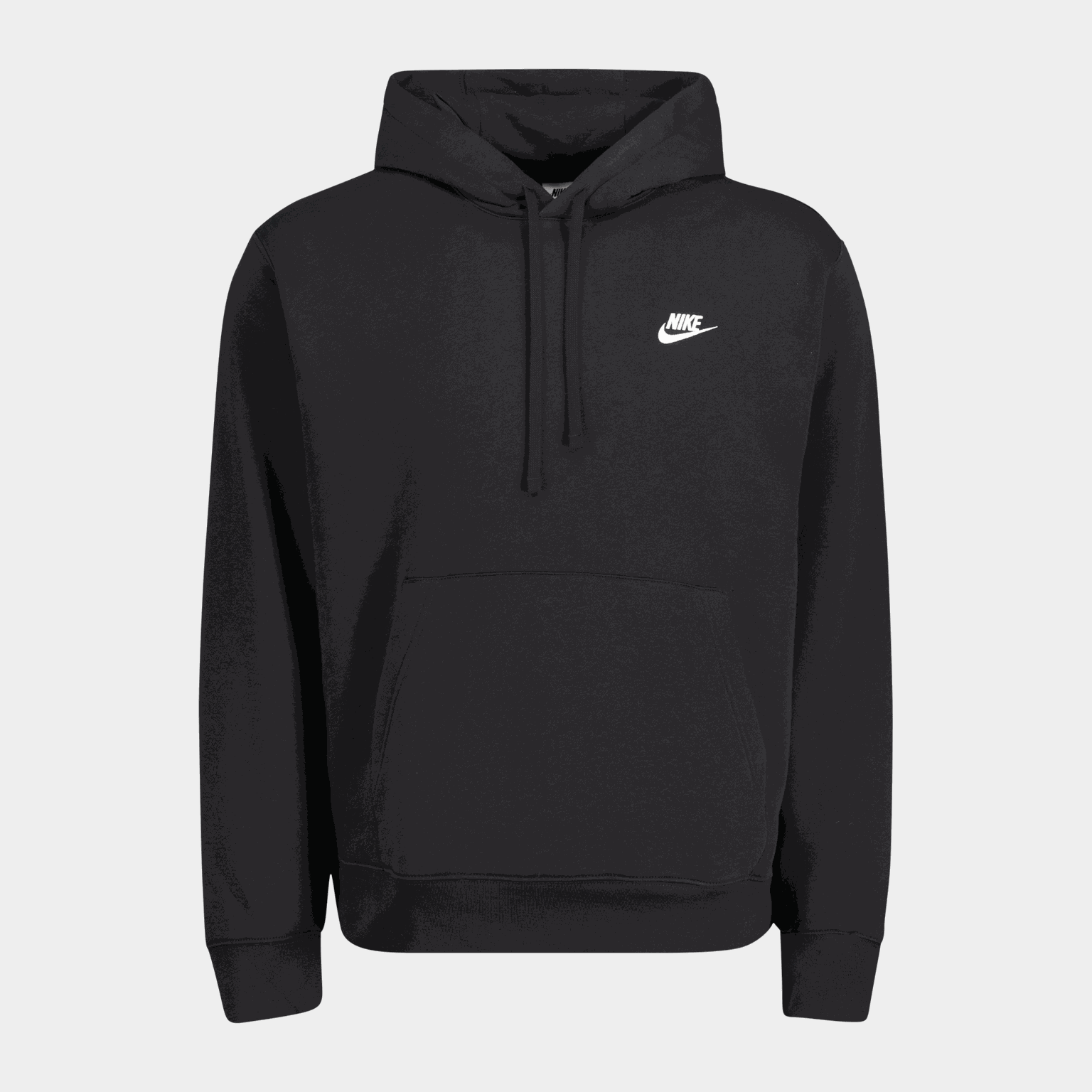  Sweat à capuche en polaire Sportswear Club, homme - Noir