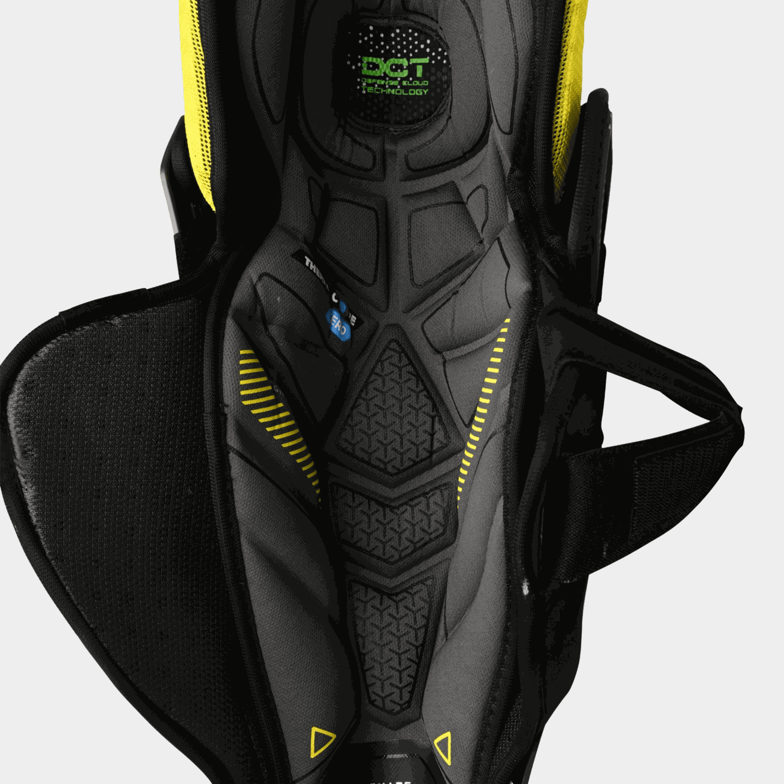 S23 Supreme Mach Shin Guard 23/24, leggskinn til hockey, senior - Svart
