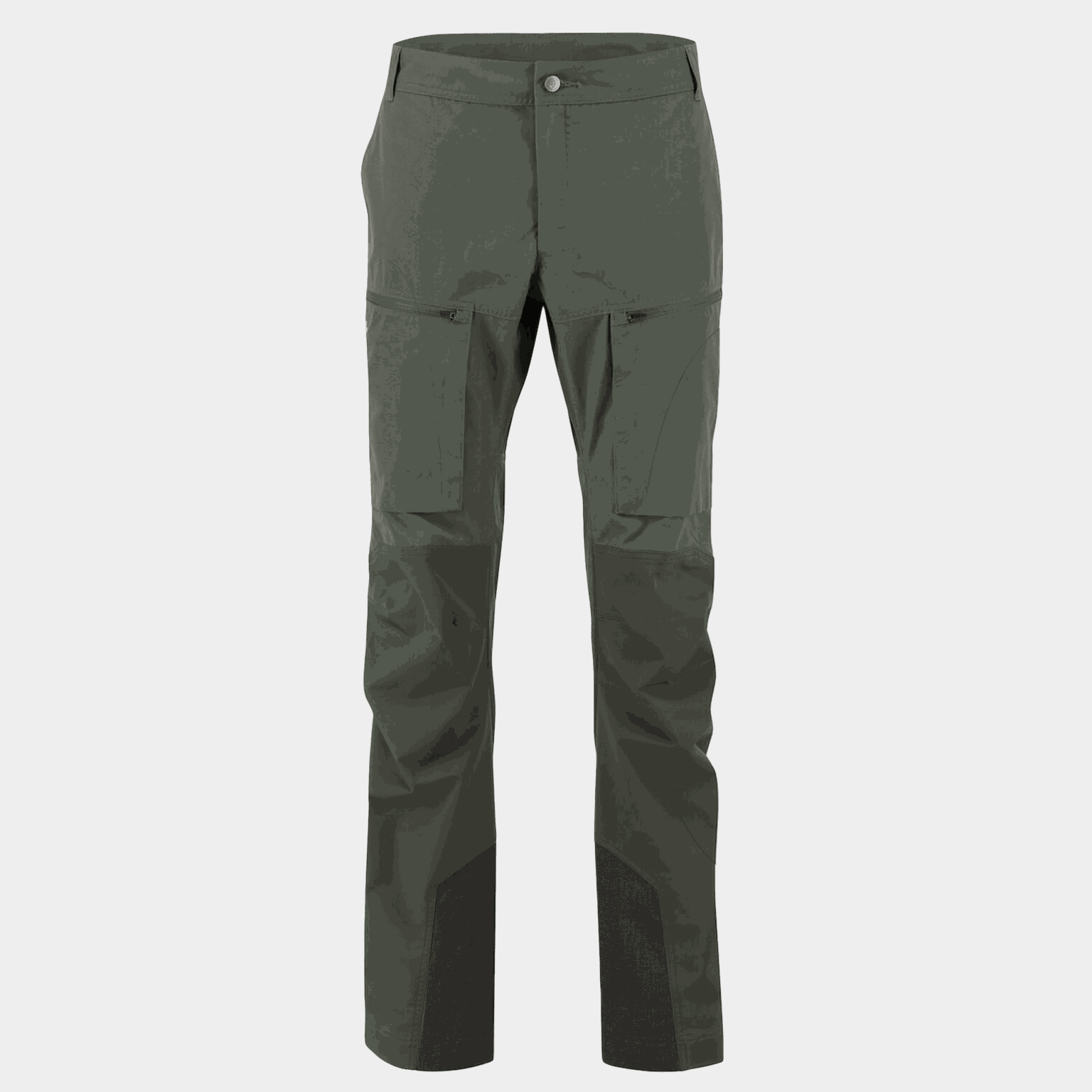  Calça de caminhada híbrida e elástica Fulu Traverse – Verde escuro