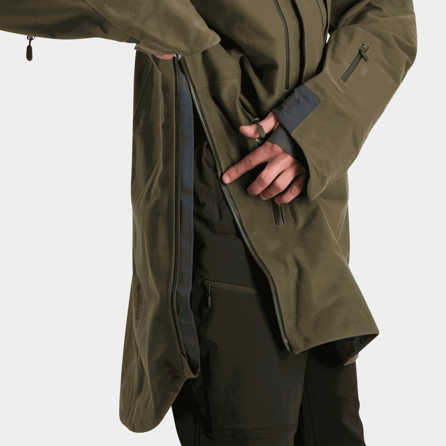 Dámská Gore-Tex parka, anorak - zelená