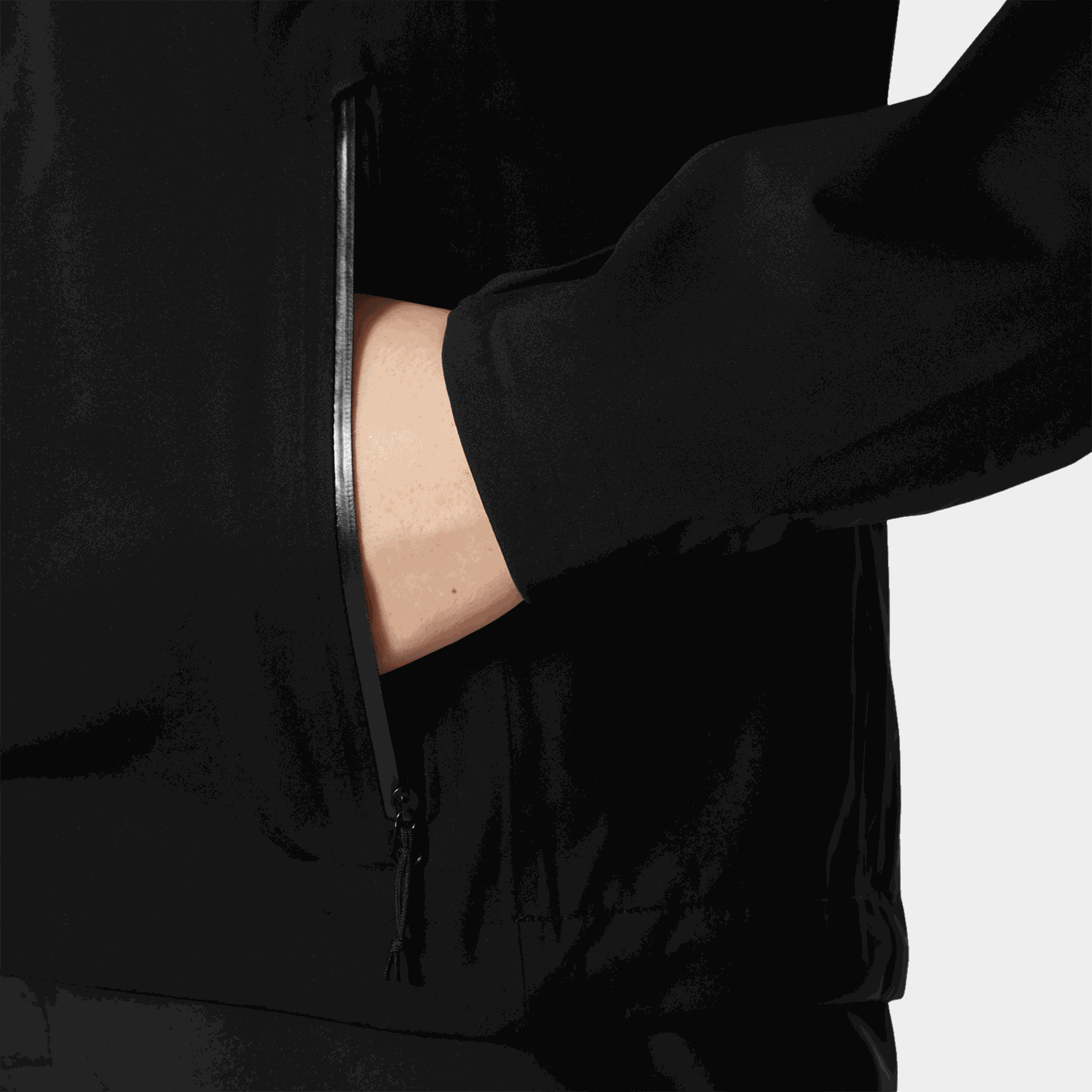  Veste Momentum 3L Stretch, Veste imperméable, Femme - Noir