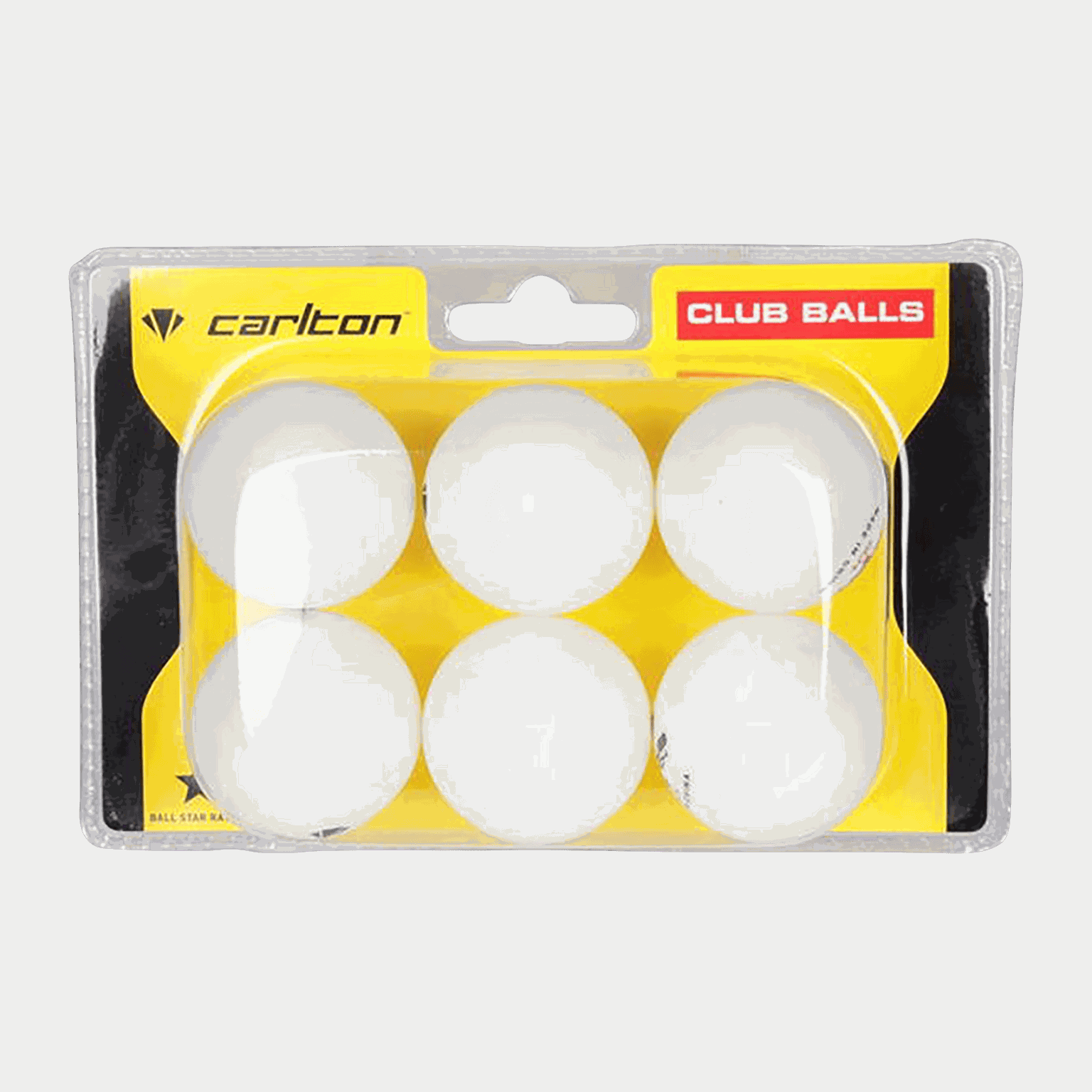 Set van 6 Club pingpongballen – wit