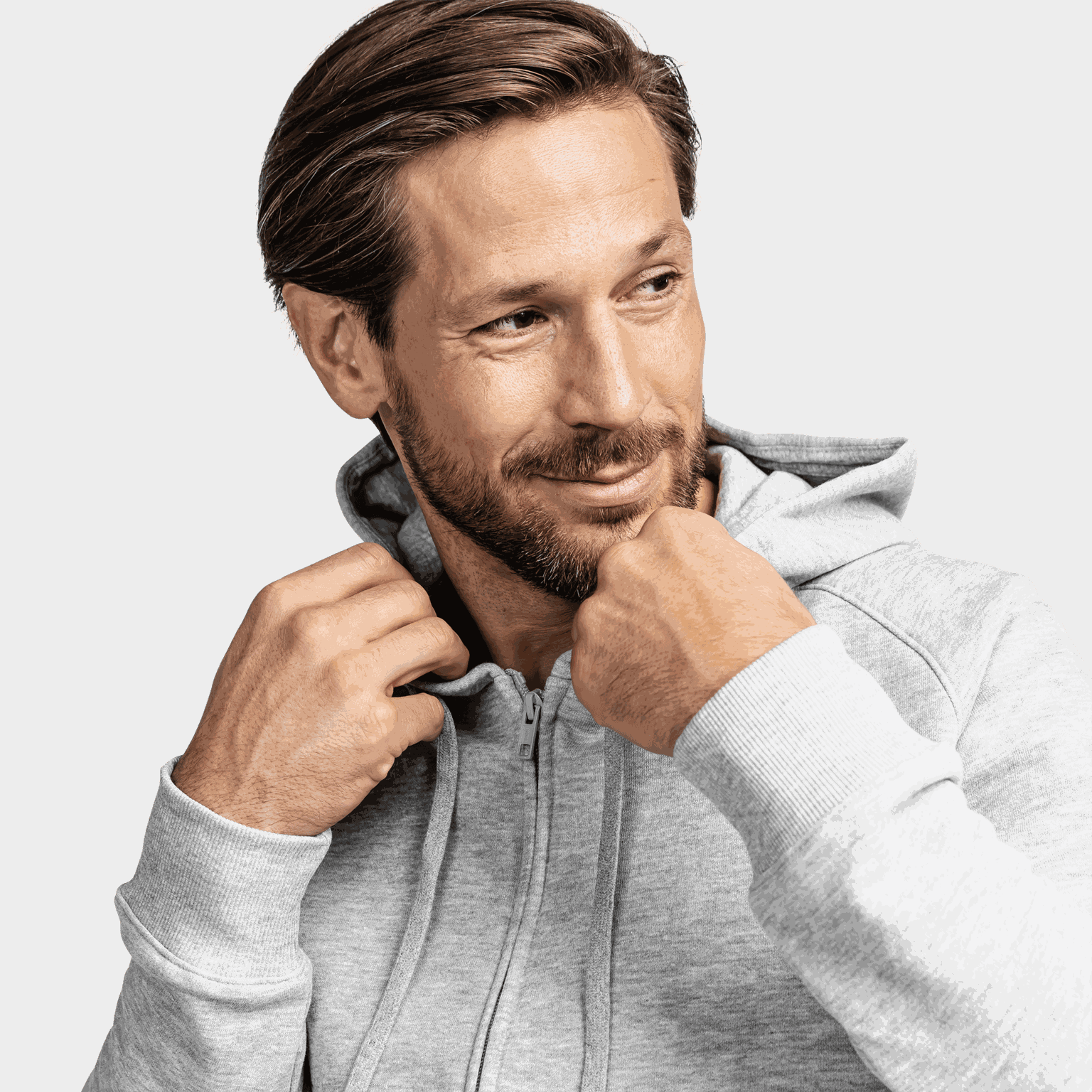  Veste à capuche zippée Essential, pour homme