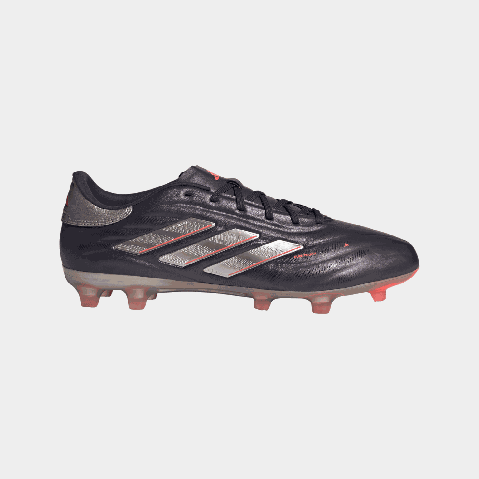 COPA Pure 2 Pro FG Q4 24, Chaussures de football pour gazon, Unisexe – Noir