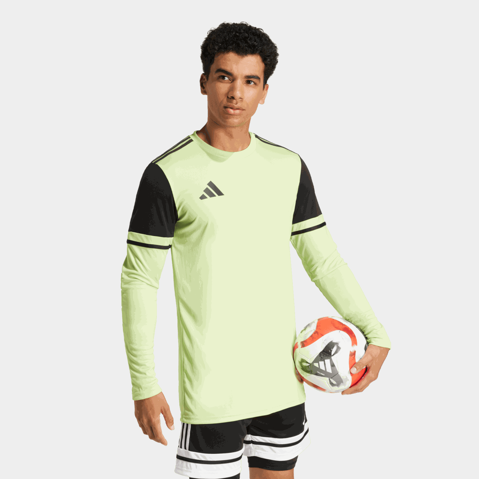 Camisa de goleiro de manga comprida Squadra 25, camisa de goleiro masculina