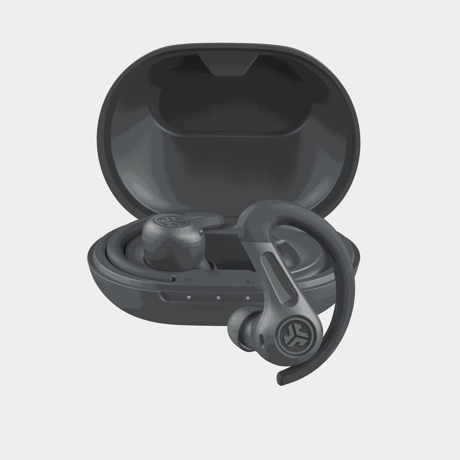JLab JBuds Sport ANC 4 Headphones, trådløse hodetelefoner - Grå