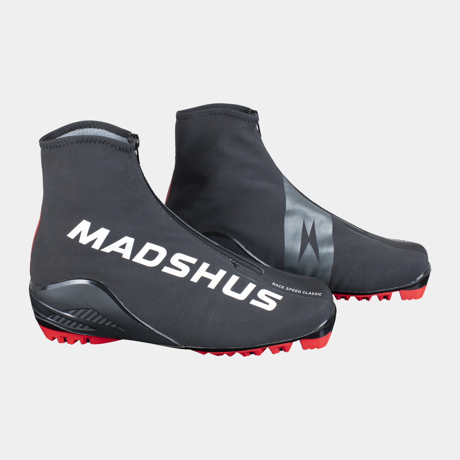 Bottes de cross-country Race Speed Classic 24/25, style unisexe classique - Noir