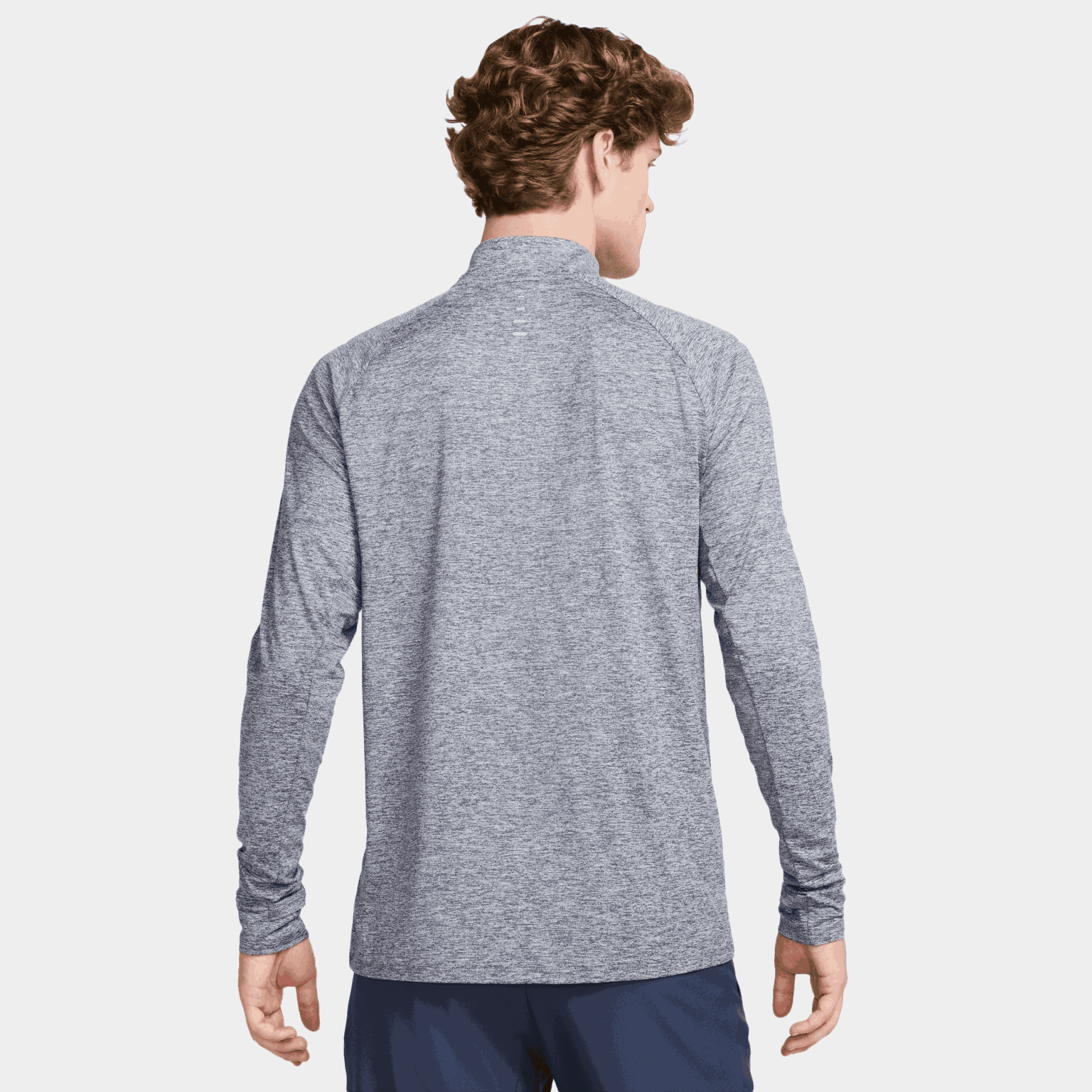  Dri-FIT Stride hoodie met halve rits voor heren - Blauw