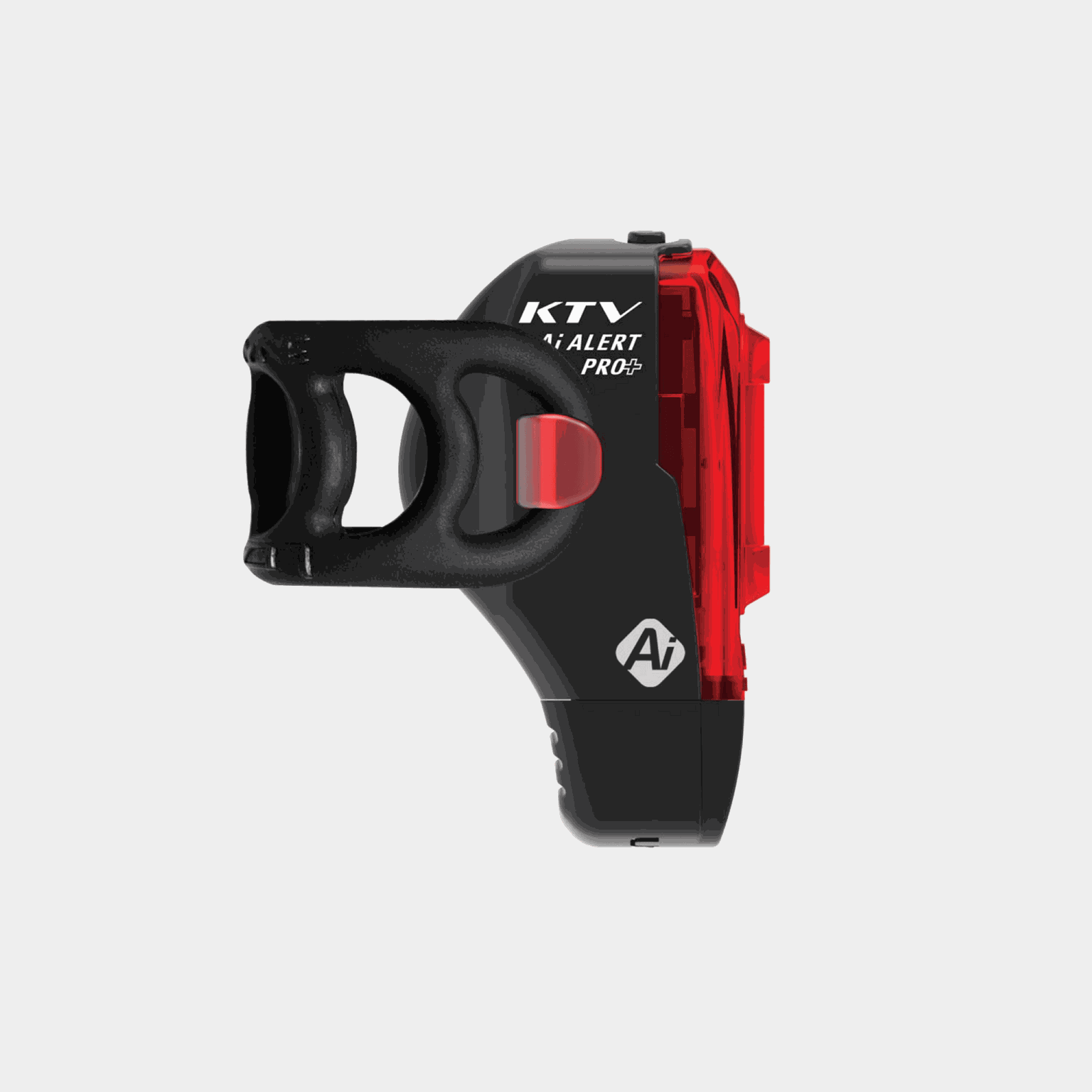  KTV Pro+ achterlicht met AI-waarschuwing, fietsverlichting, achterlicht – zwart