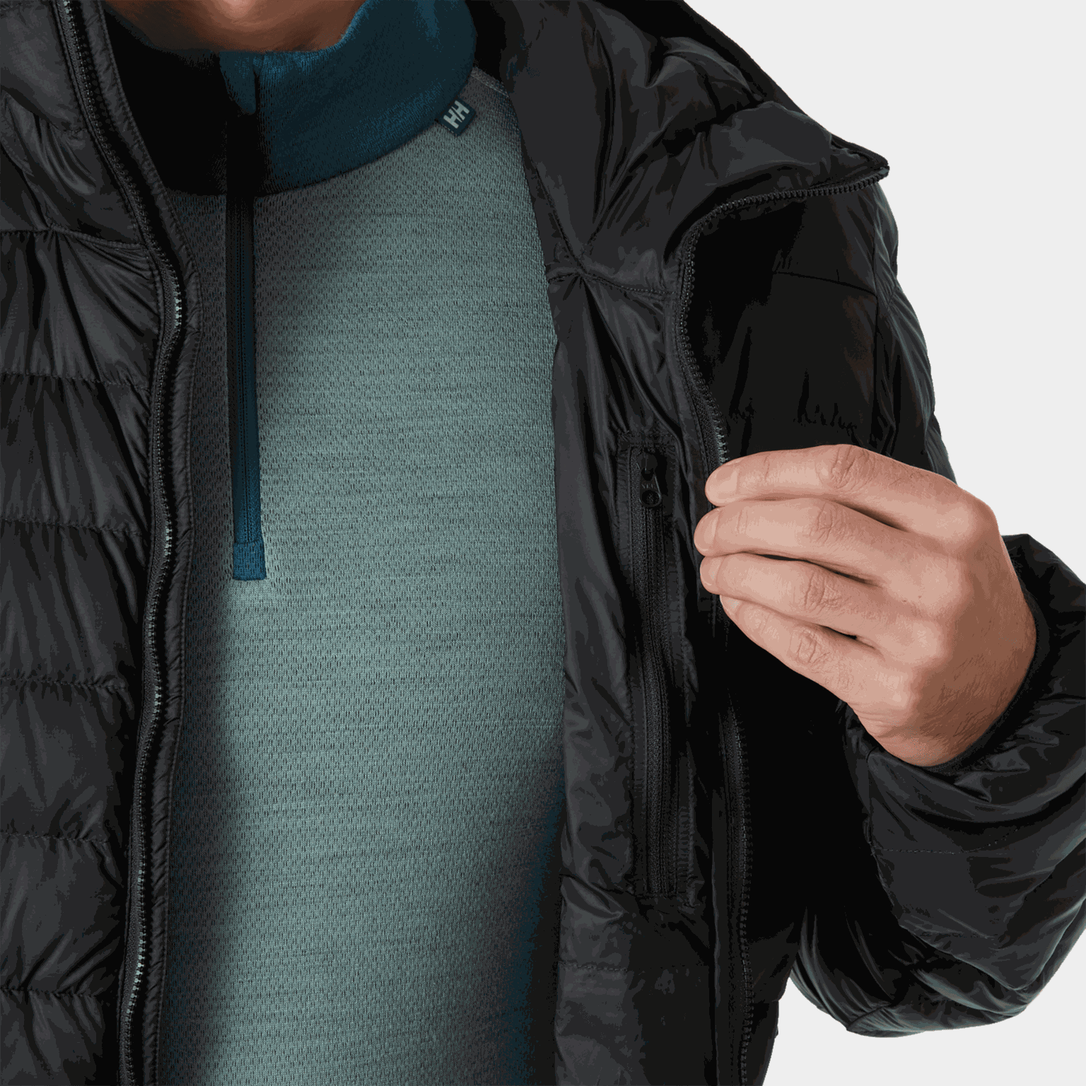  Doudoune à capuche Verglas 2.0, Doudoune homme - Noire