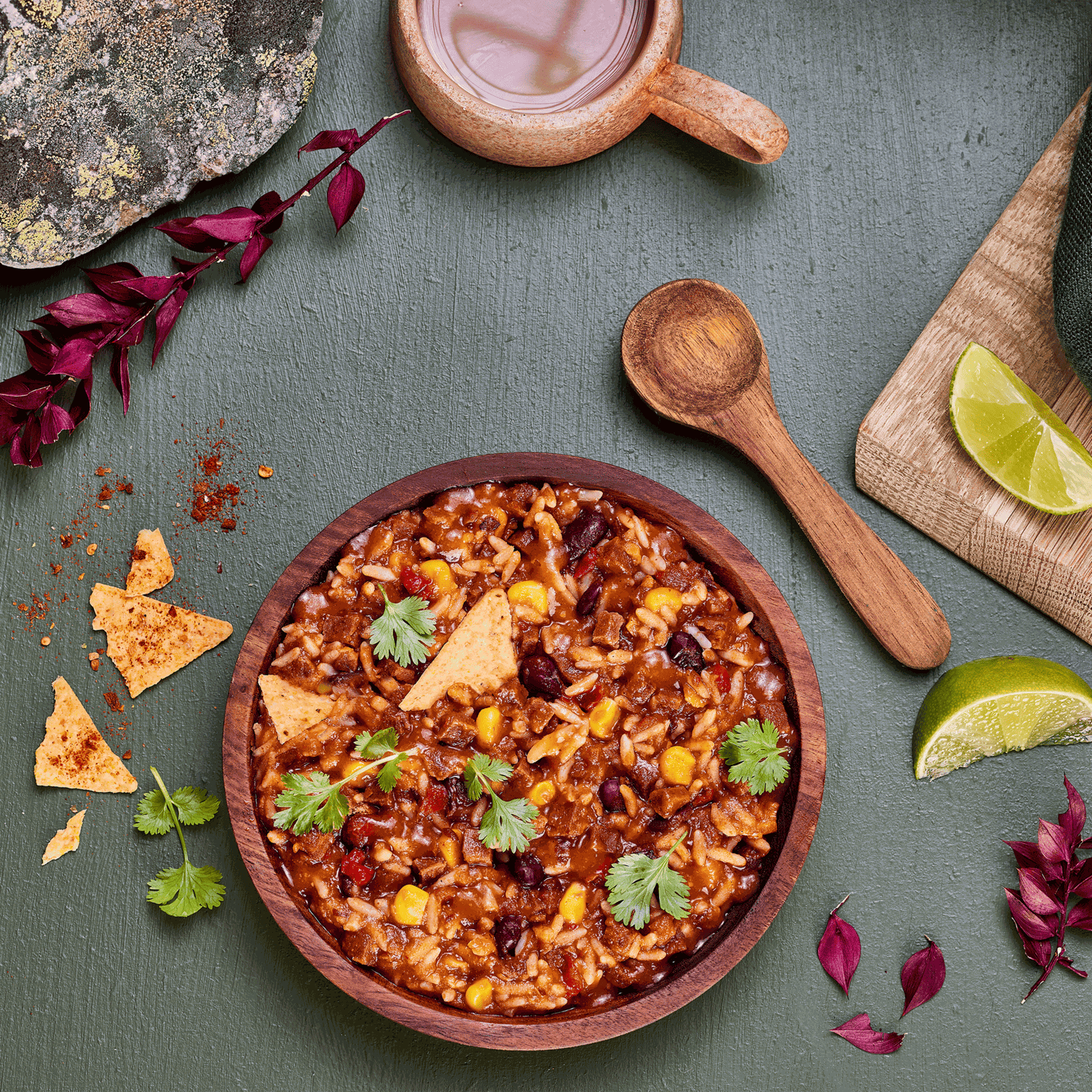 Tacogryte, turmat -