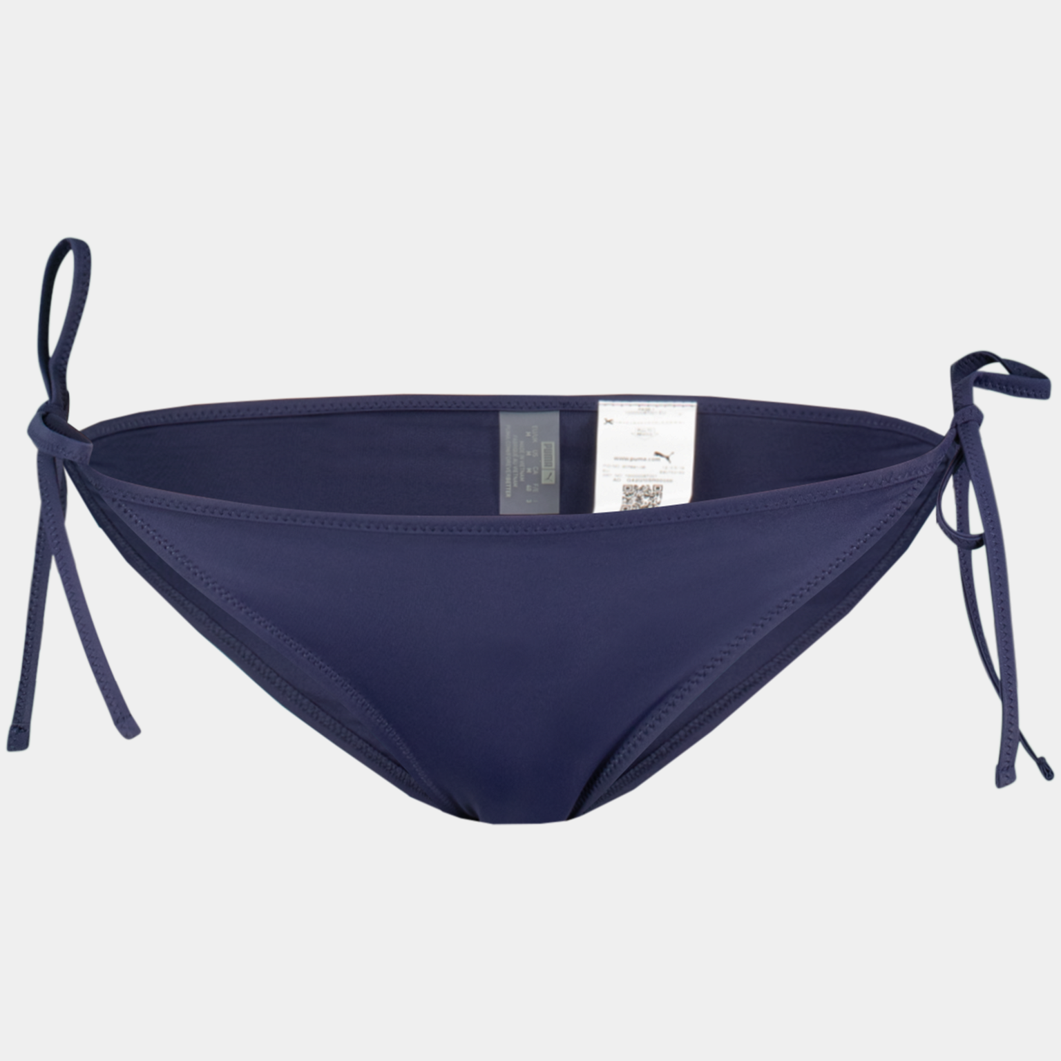  Maiô biquíni feminino Puma Swim de uma peça com amarração lateral